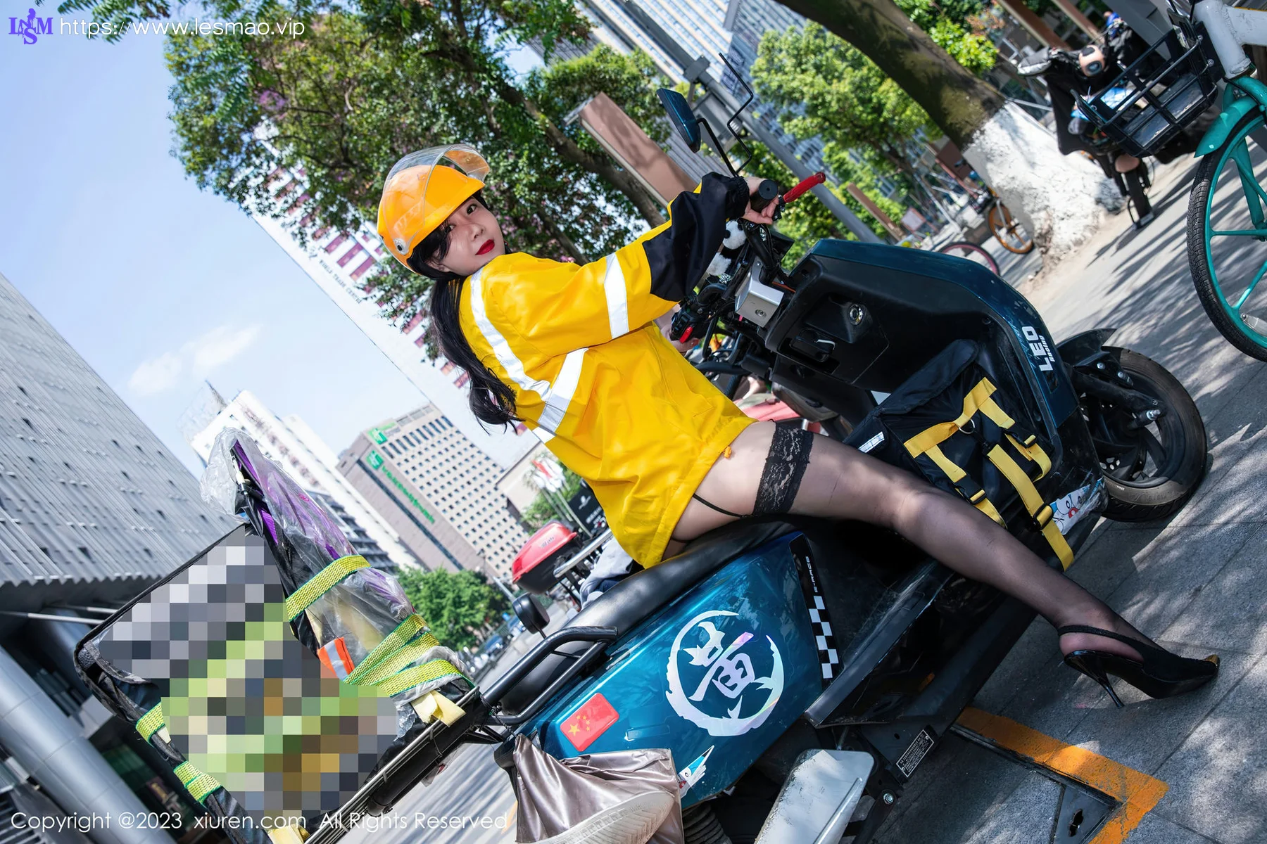 XiuRen 秀人 No.7093 王婉悠Queen 外卖员装扮性感写真2 - 4