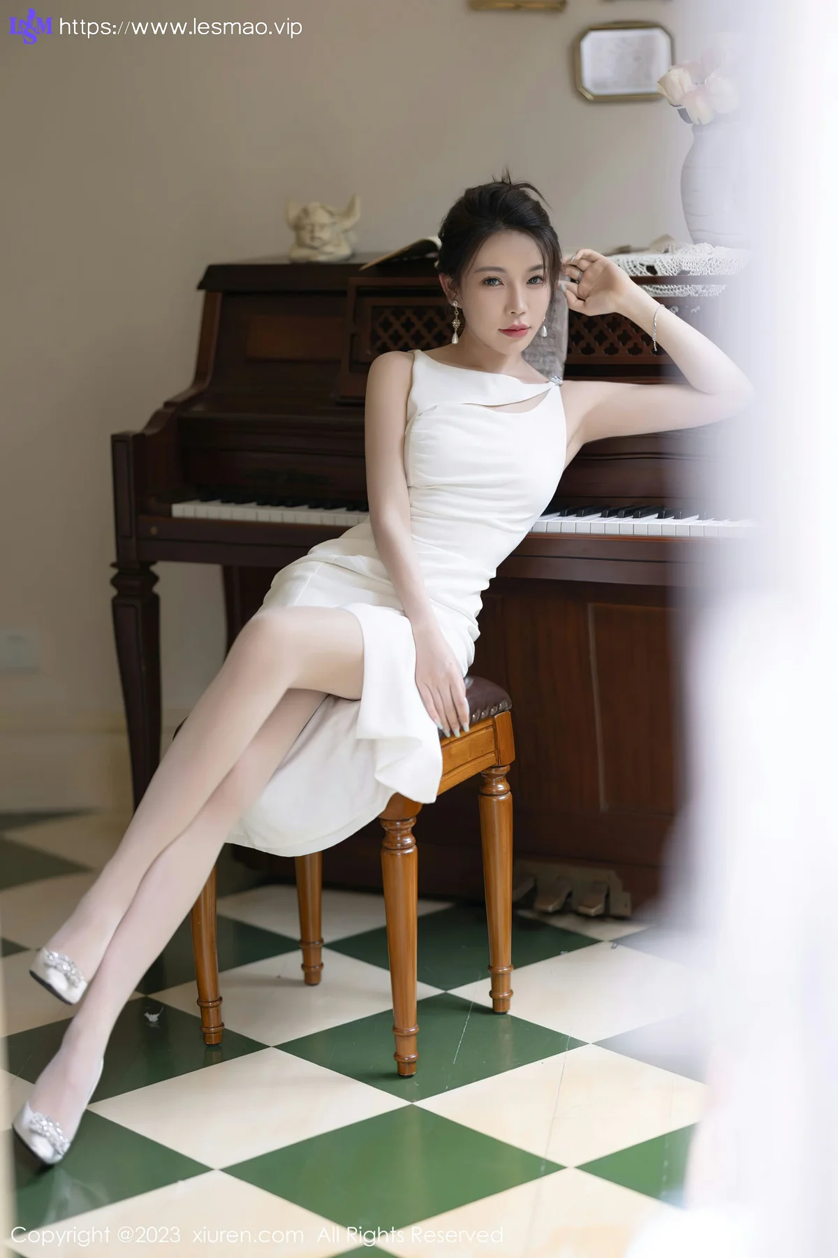 XiuRen 秀人 No.7155  徐莉芝Booty 白色蕾丝性感写真1 - 10