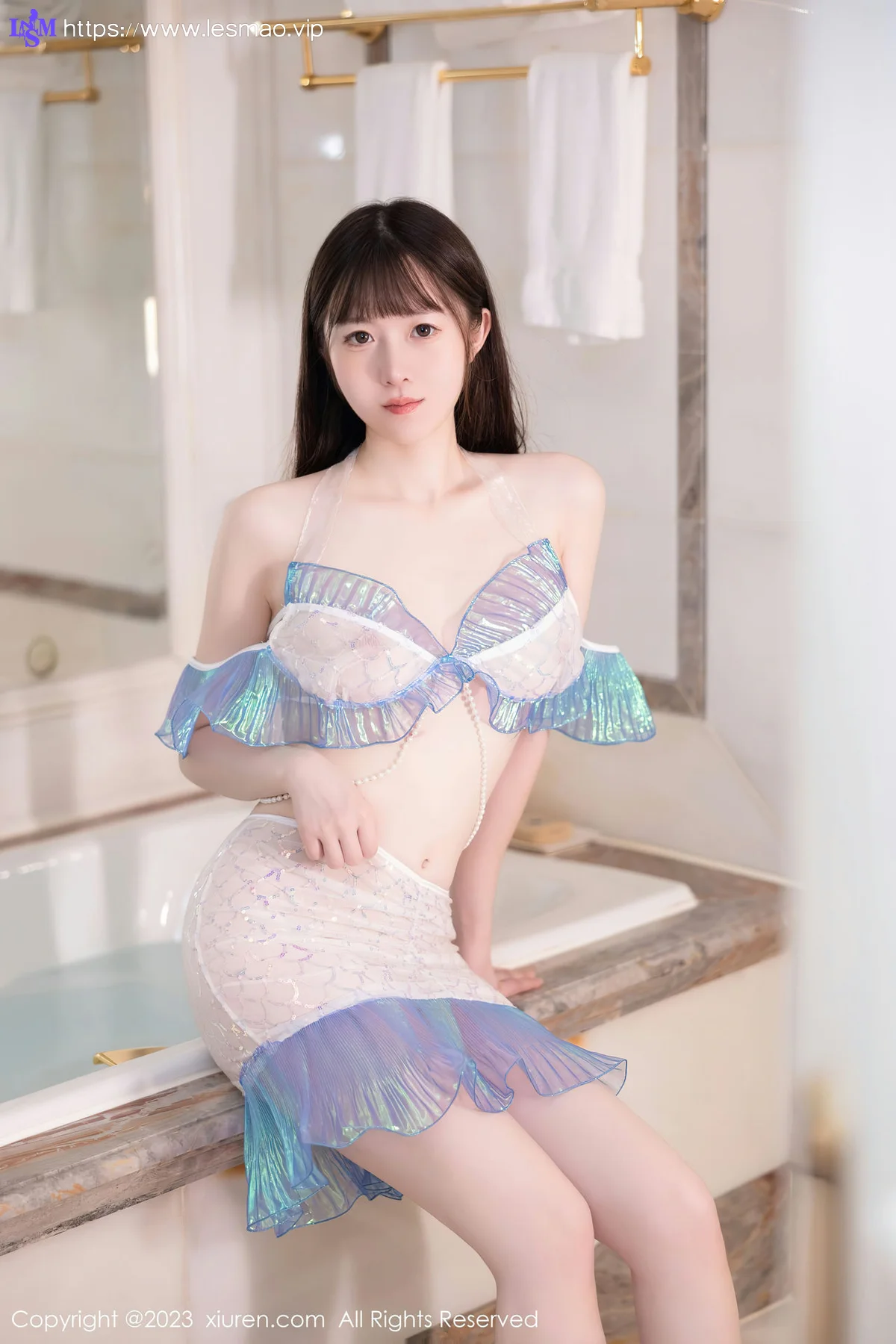 XiuRen 秀人 No.7173  林悠悠 美人鱼装扮性感写真1 - 6
