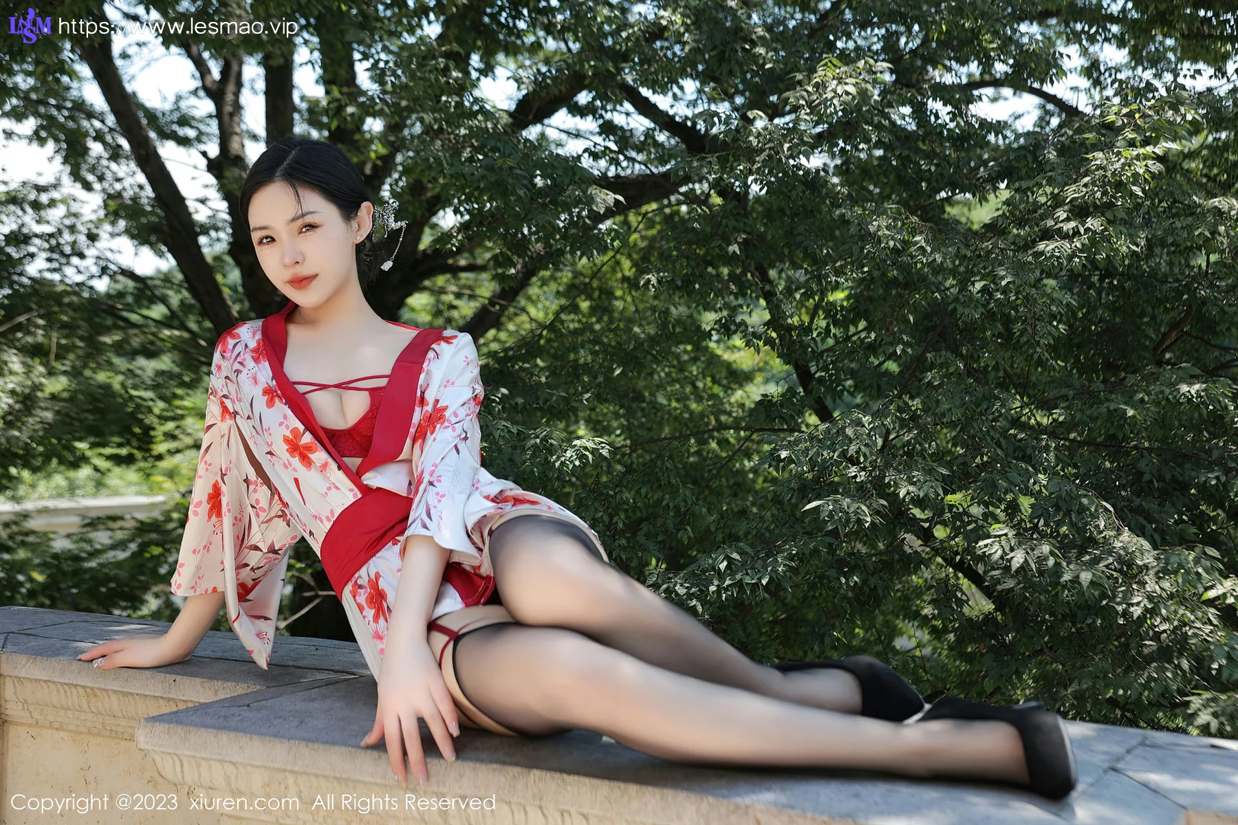 XiuRen 秀人 No.7177  米粒子 丝绸睡衣性感写真 - 2