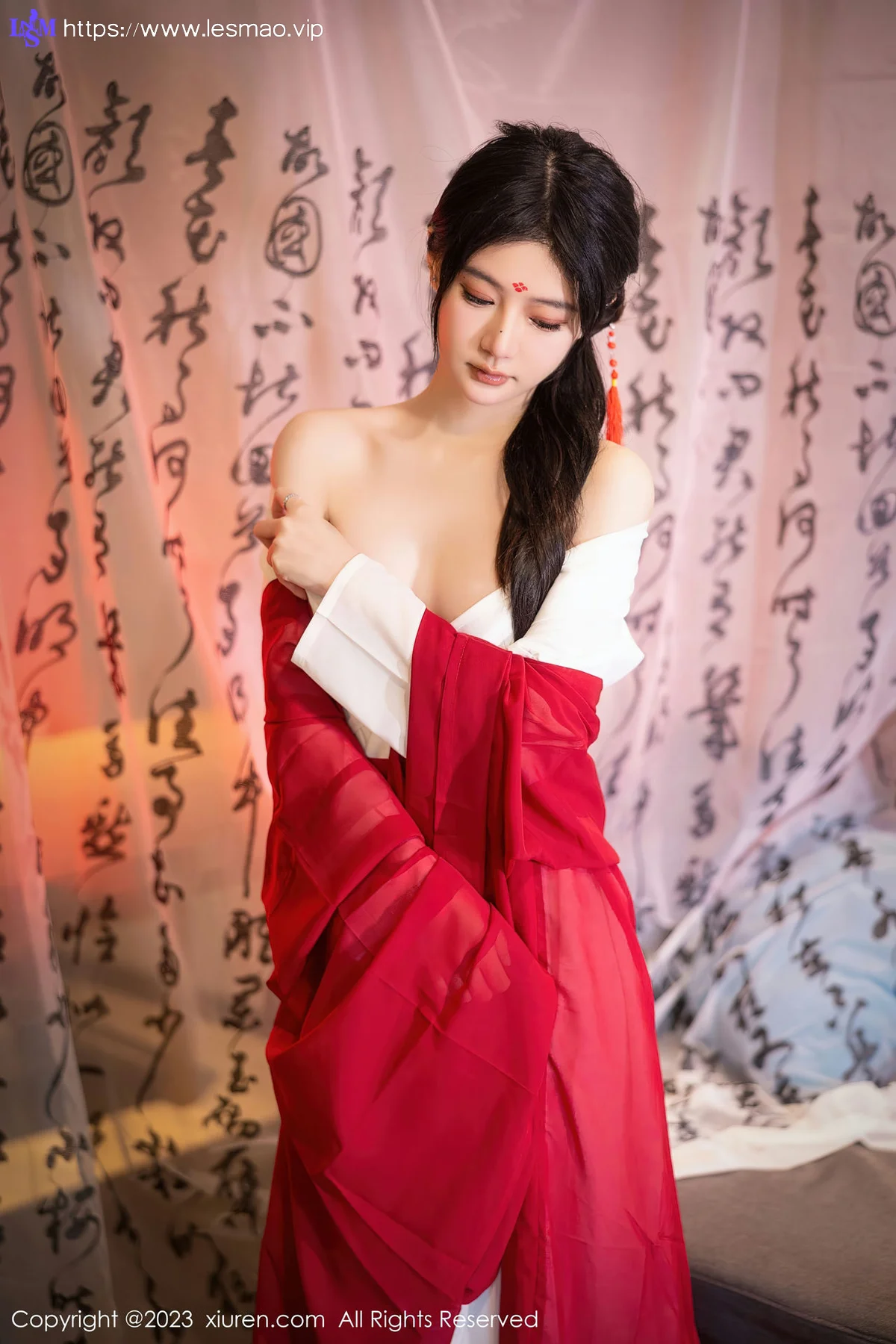 XiuRen 秀人 No.7192  幼幼 红色古装性感写真11 - 10