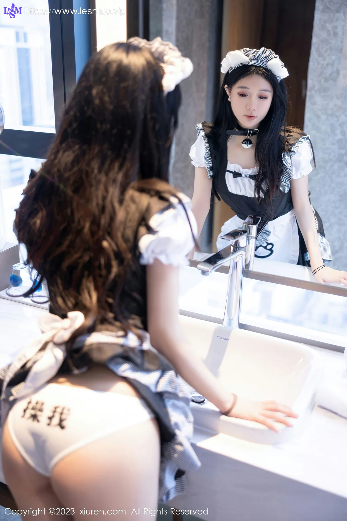 XiuRen 秀人 No.7237  幼幼 白黑色女仆性感写真111 - 4