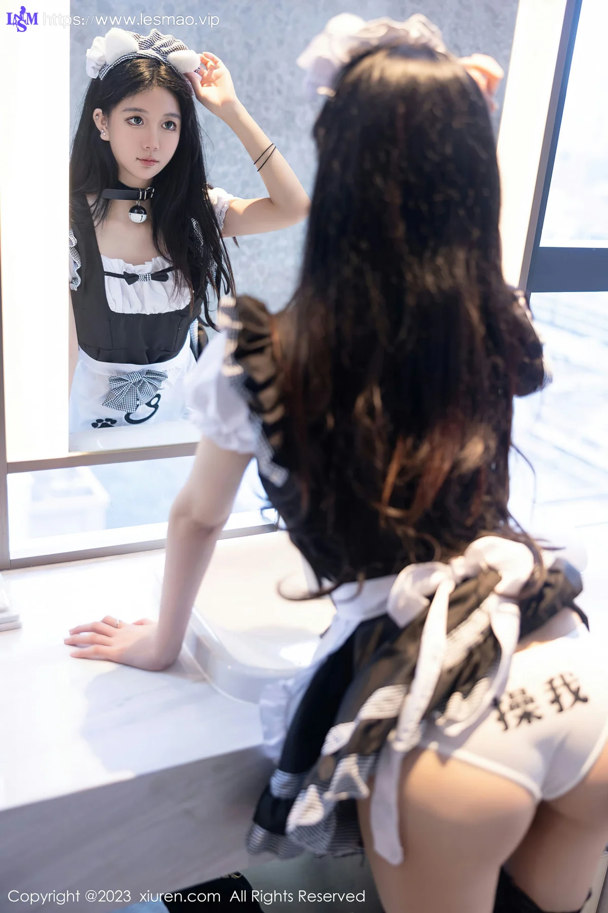 XiuRen 秀人 No.7237  幼幼 白黑色女仆性感写真111 - 5
