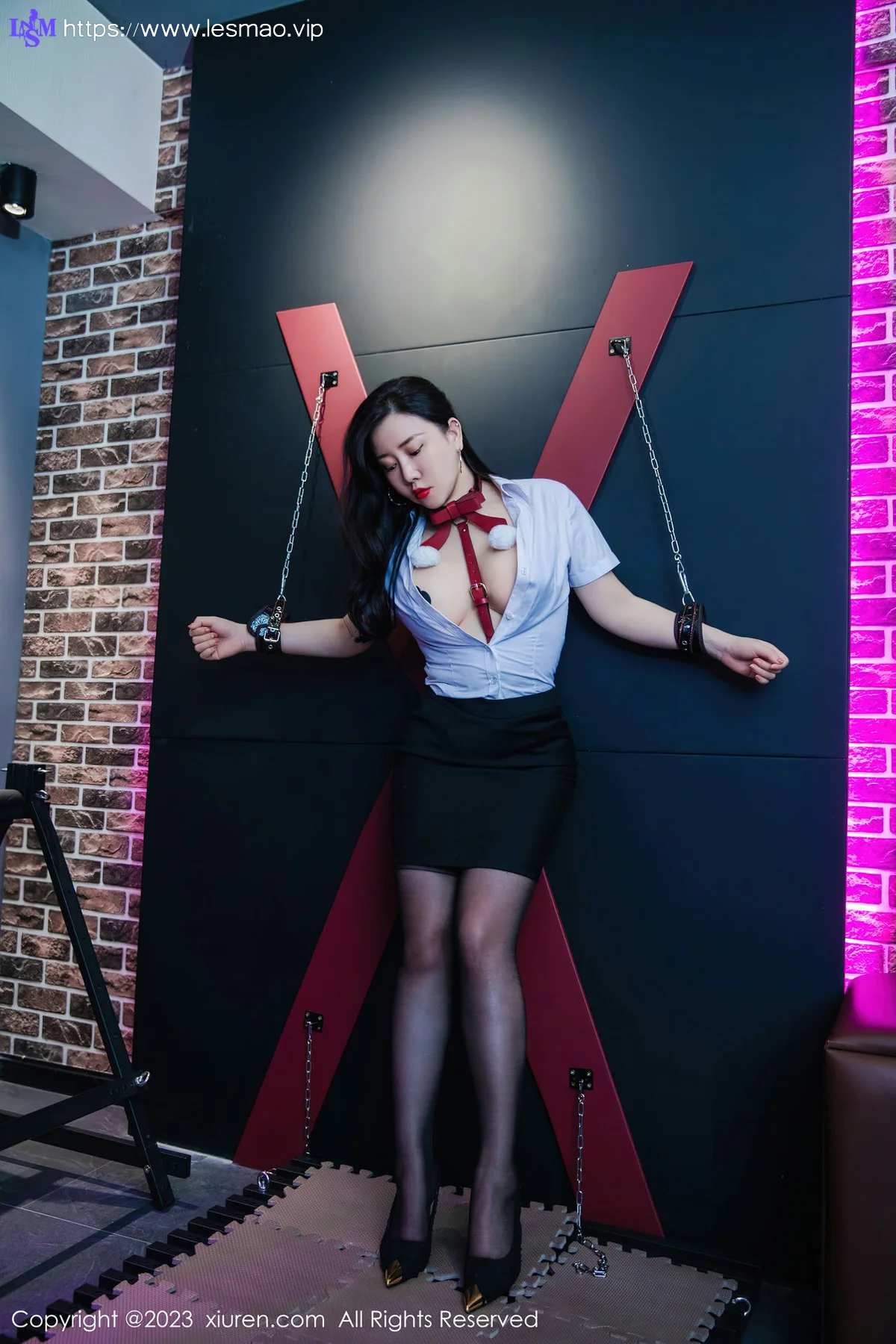 XiuRen 秀人 No.7267  王婉悠Queen 魅惑黑丝性感写真3 - 7