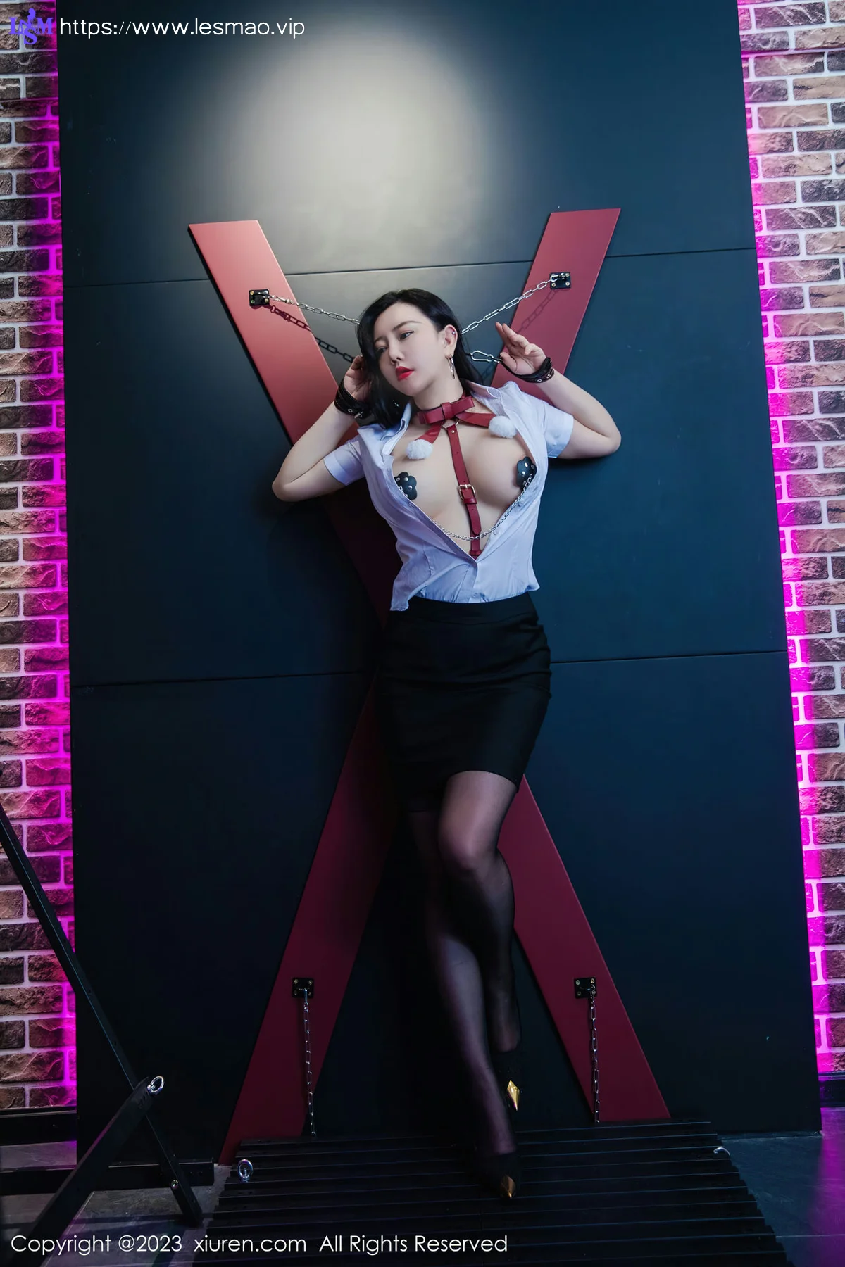 XiuRen 秀人 No.7267  王婉悠Queen 魅惑黑丝性感写真3 - 7