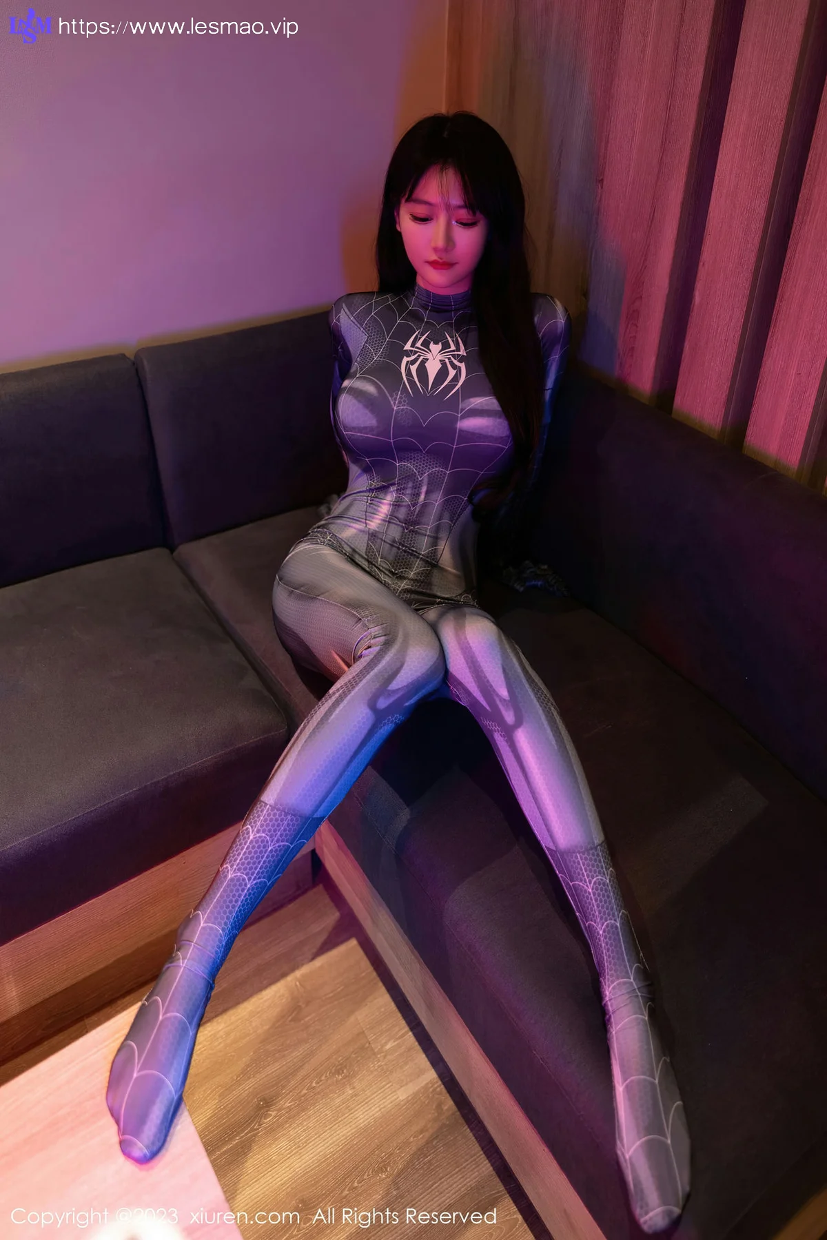 XiuRen 秀人 No.7326  幼幼 灰色蜘蛛侠性感写真11 - 1