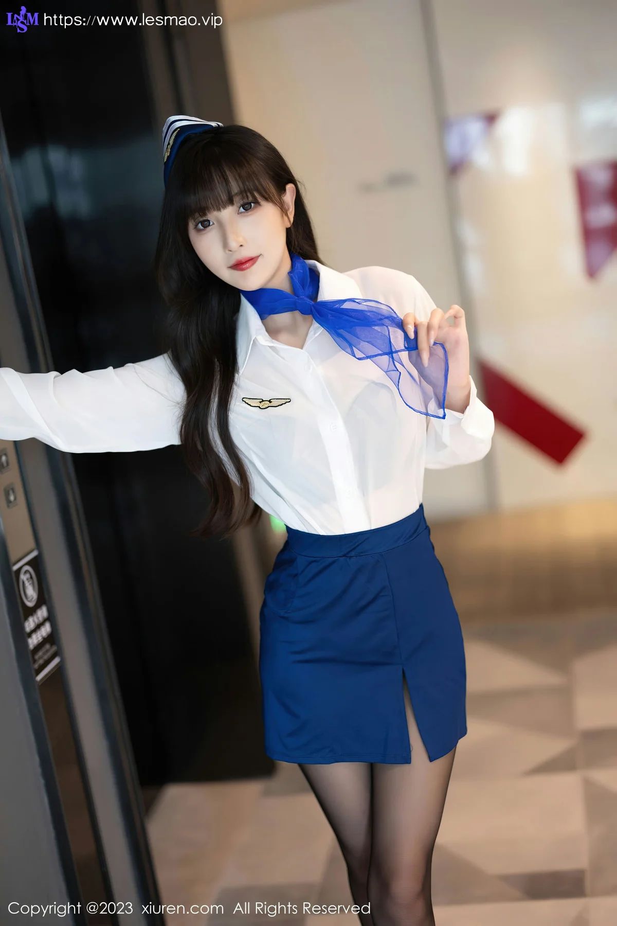 XiuRen 秀人 No.7347  林星阑 空姐制服安吉旅拍11 - 4