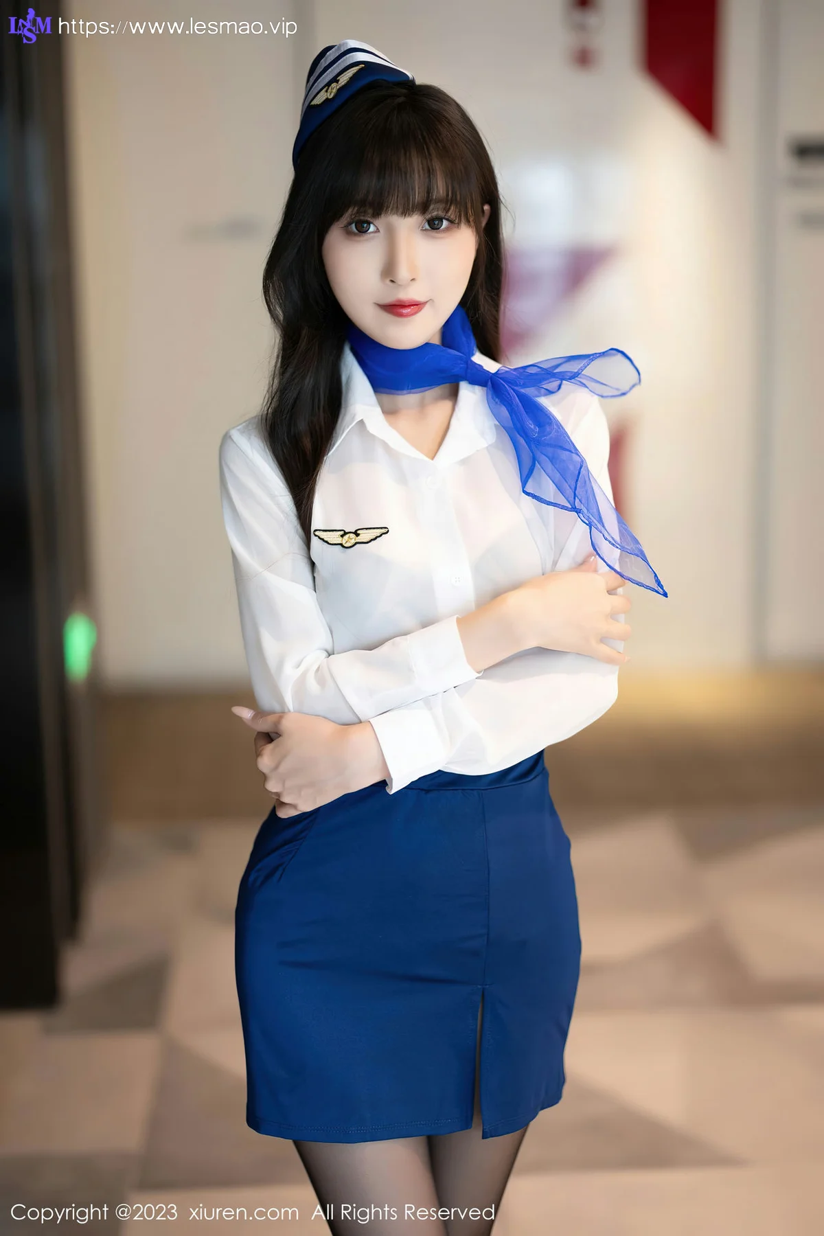 XiuRen 秀人 No.7347  林星阑 空姐制服安吉旅拍11 - 5