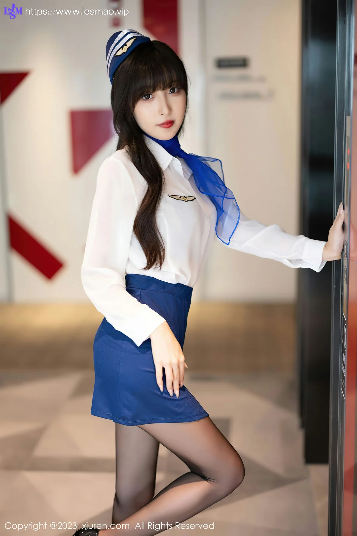 XiuRen 秀人 No.7347  林星阑 空姐制服安吉旅拍11 - 8