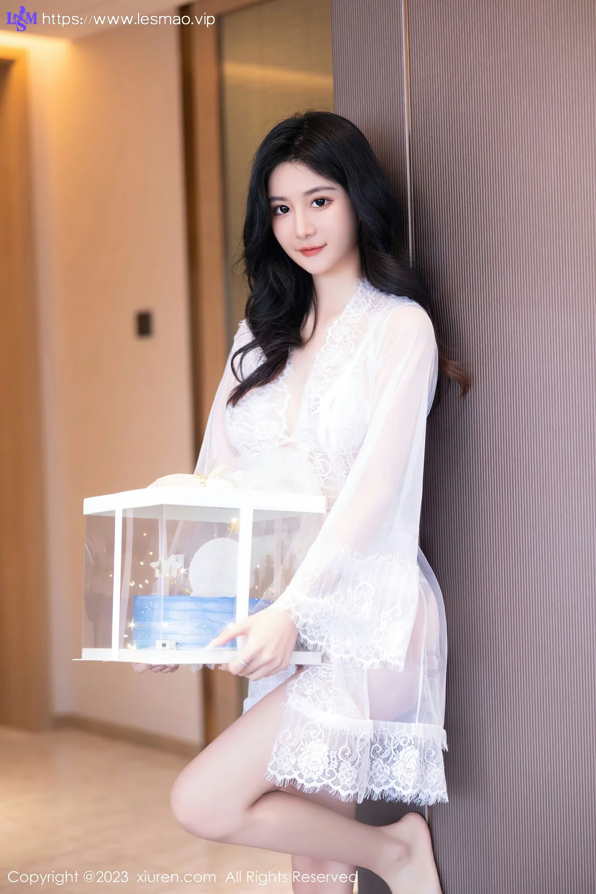 XiuRen 秀人 No.7348  幼幼 白色网纱性感写真11 - 10