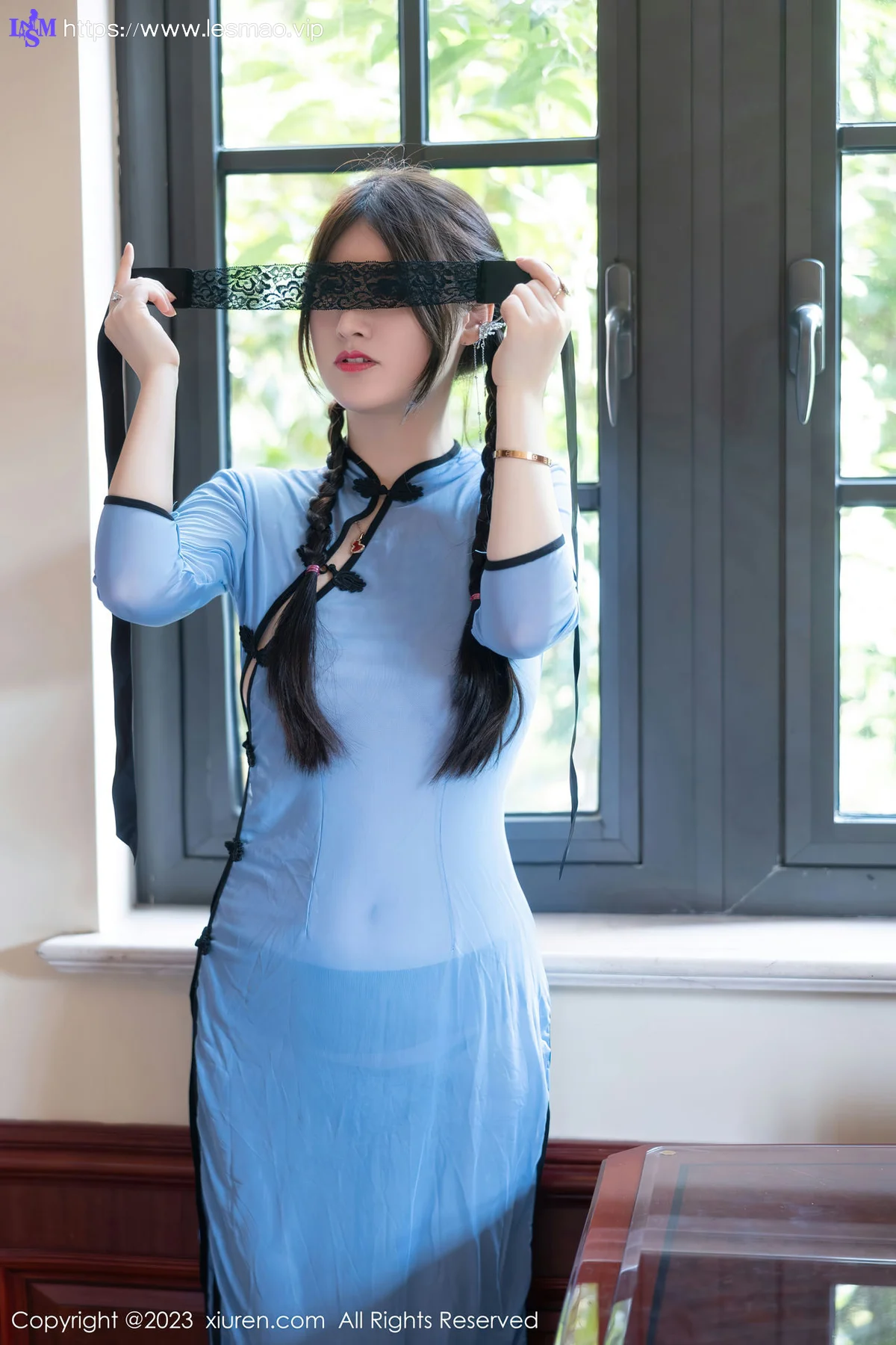 XiuRen 秀人 No.7357 诗诗kiki 轻透旗袍性感写真22 - 1