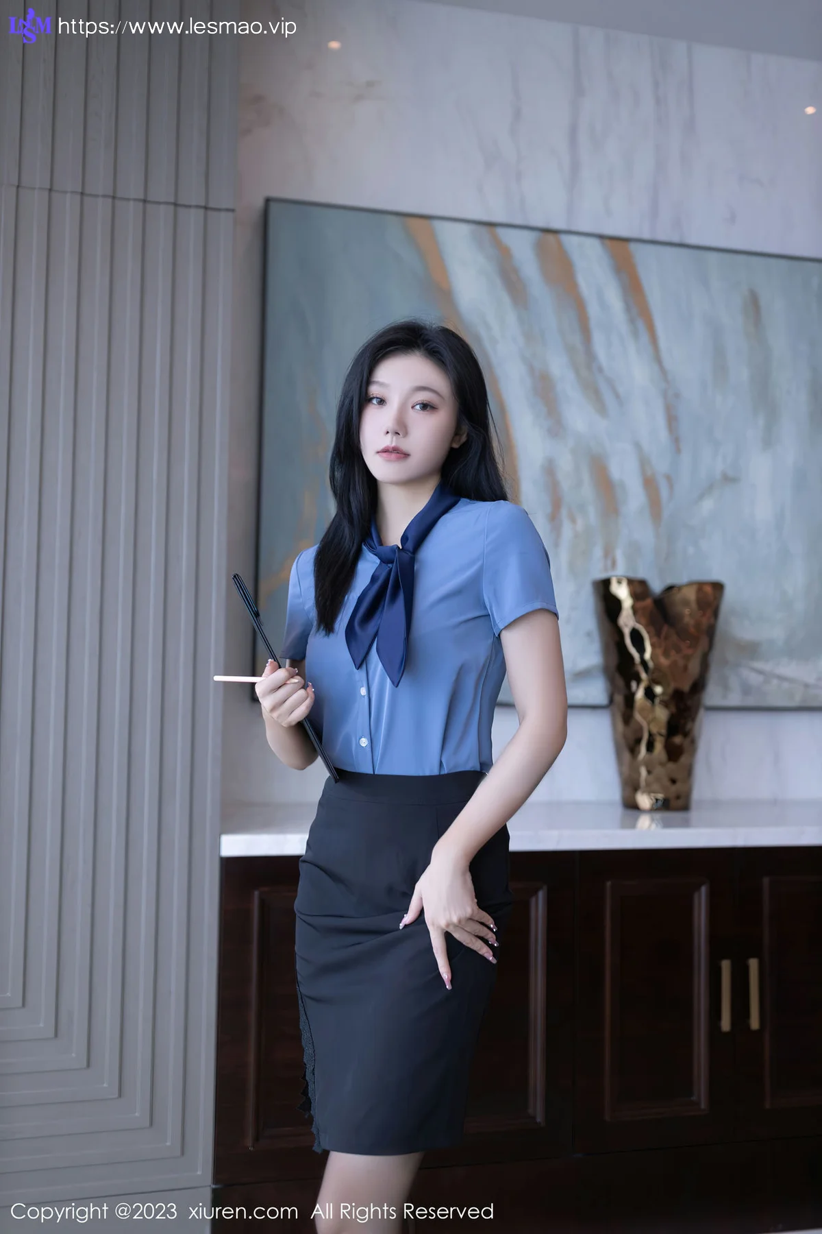 XiuRen 秀人 No.7409  安然anran Ol职员性感写真22 - 3