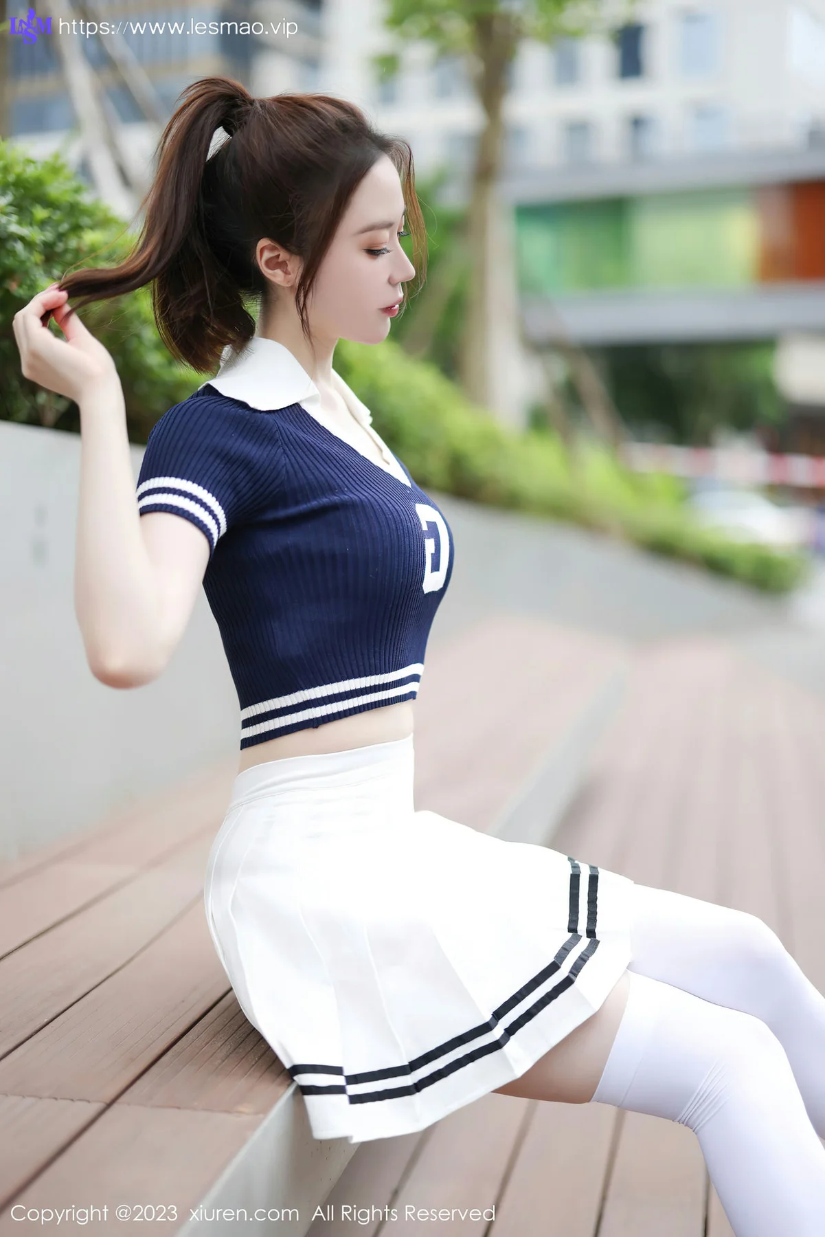 XiuRen 秀人 No.7416  梦心玥 运动服饰穿搭安吉旅拍3 - 5