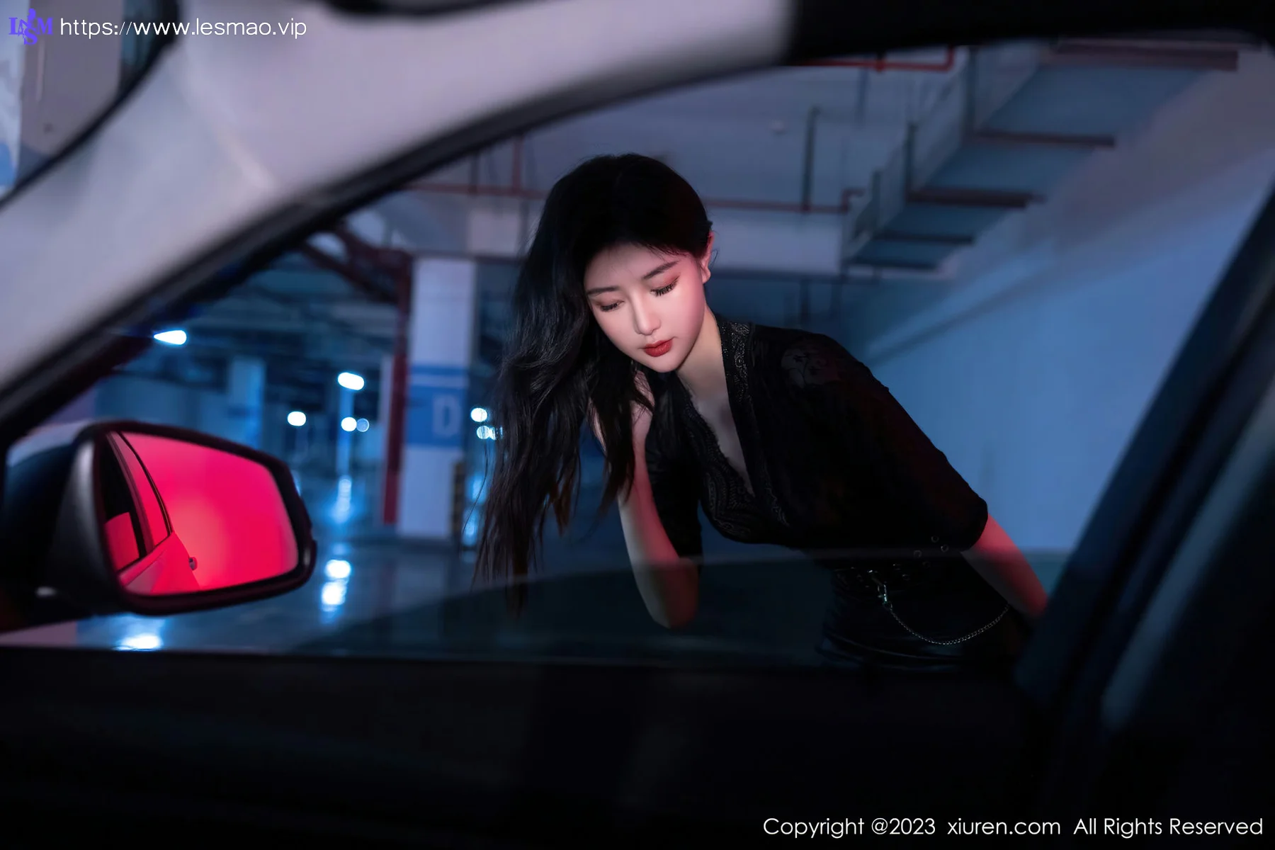 XiuRen 秀人 No.7431 幼幼 黑色薄纱性感写真111 - 6