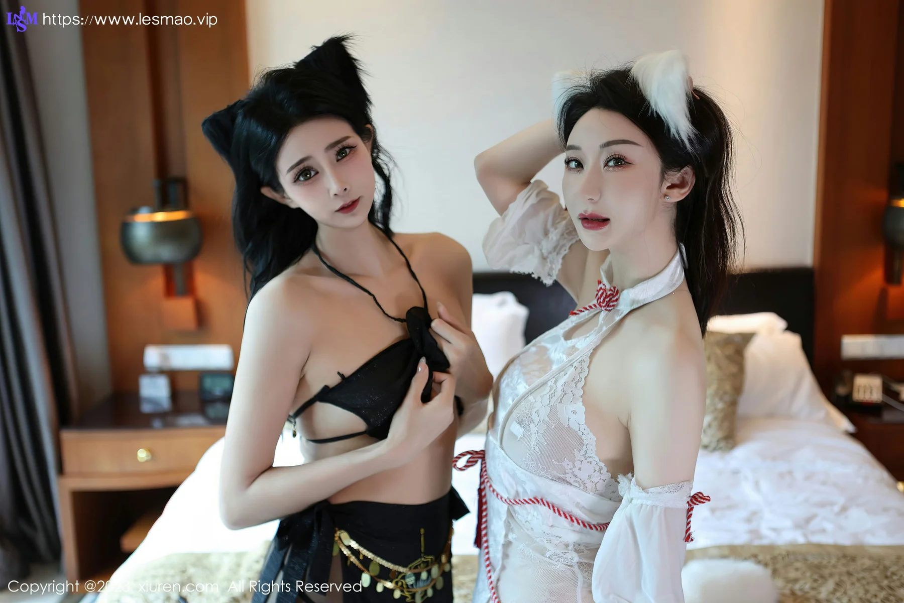 XiuRen 秀人 No.7455  草莓mm两位女神模特合集写真3 - 4