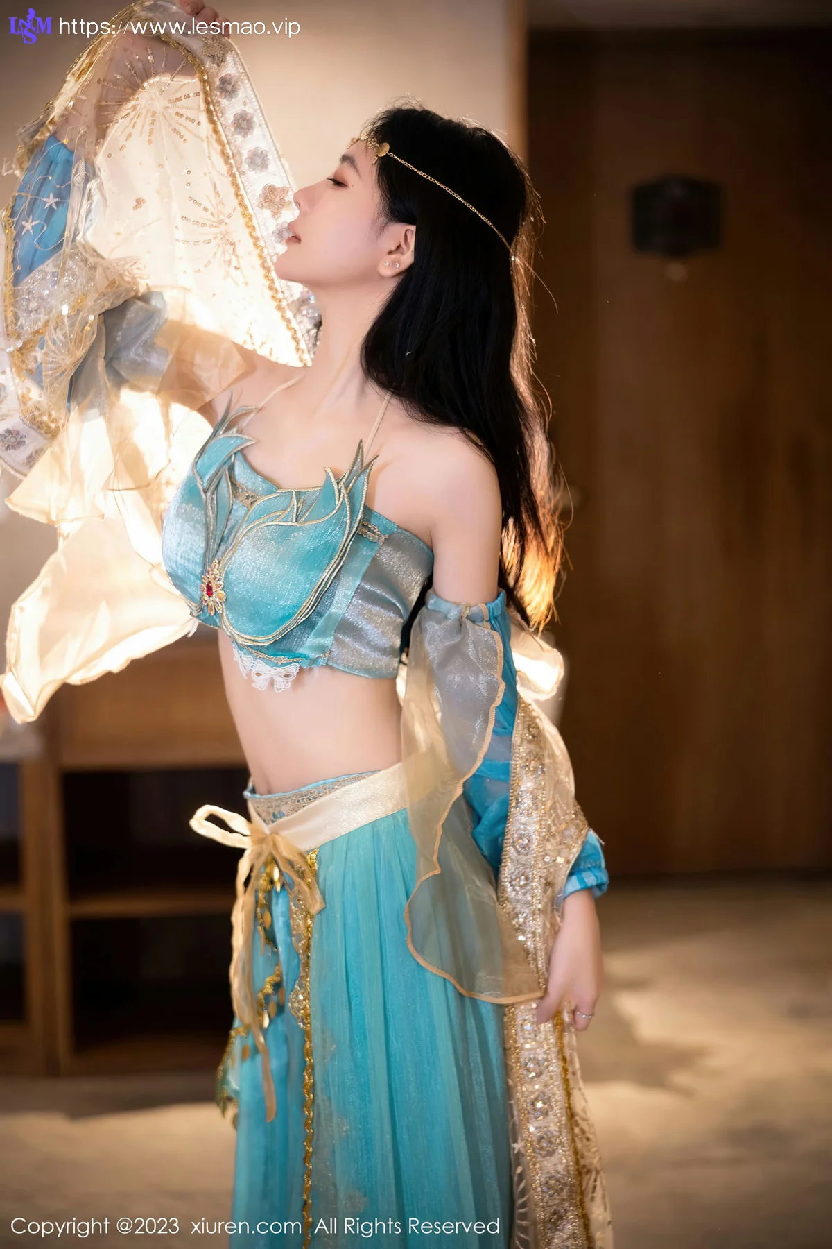 XiuRen 秀人 No.7469  幼幼 蓝色西域舞娘性感写真22 - 6