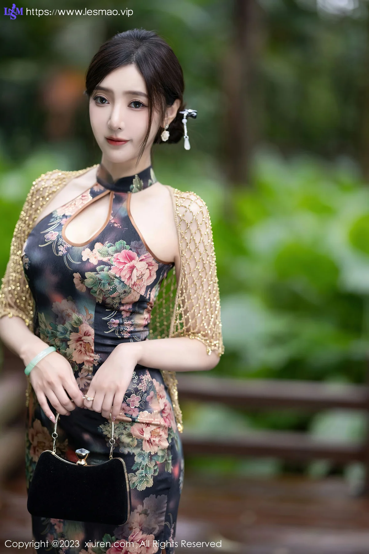 XiuRen 秀人 No.7495  王馨瑶yanni 花纹旗袍安吉旅拍2 - 3