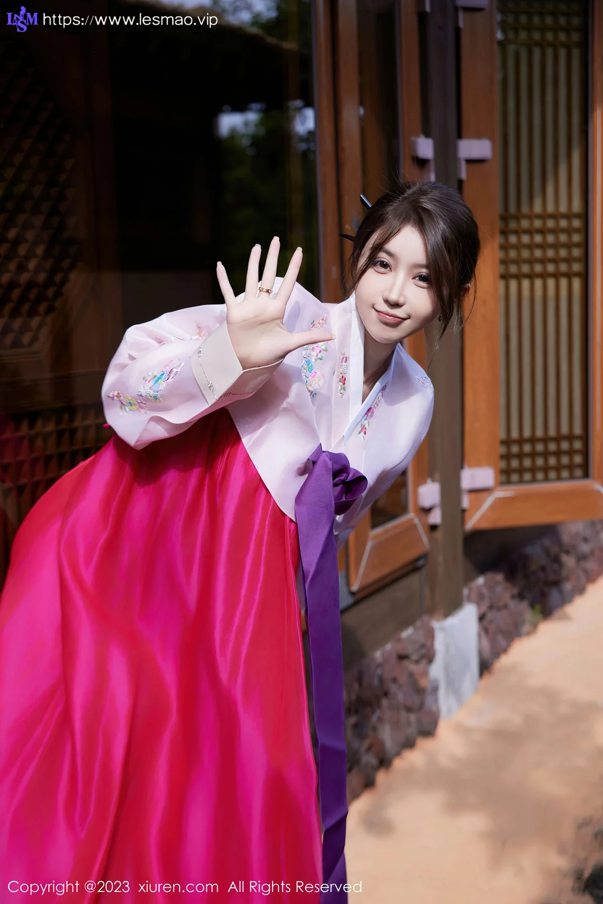 XiuRen 秀人 No.7522  tina_甜仔  红色打长今服饰济州岛旅拍33 - 10