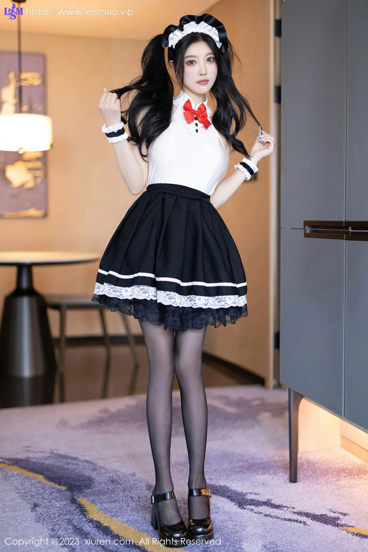 XiuRen 秀人 No.7590  杨晨晨Yome 白色蕾丝内衣性感写真2 - 2