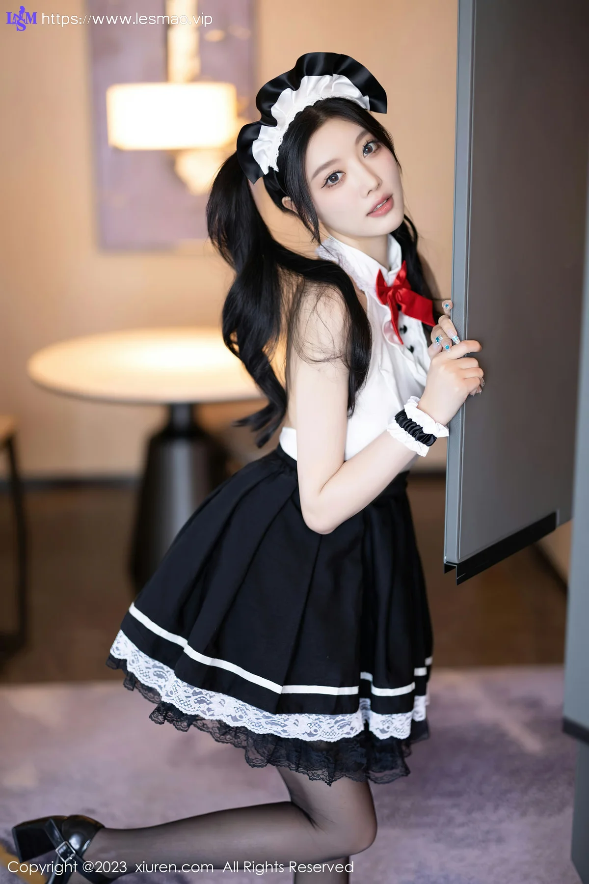 XiuRen 秀人 No.7590  杨晨晨Yome 白色蕾丝内衣性感写真2 - 4