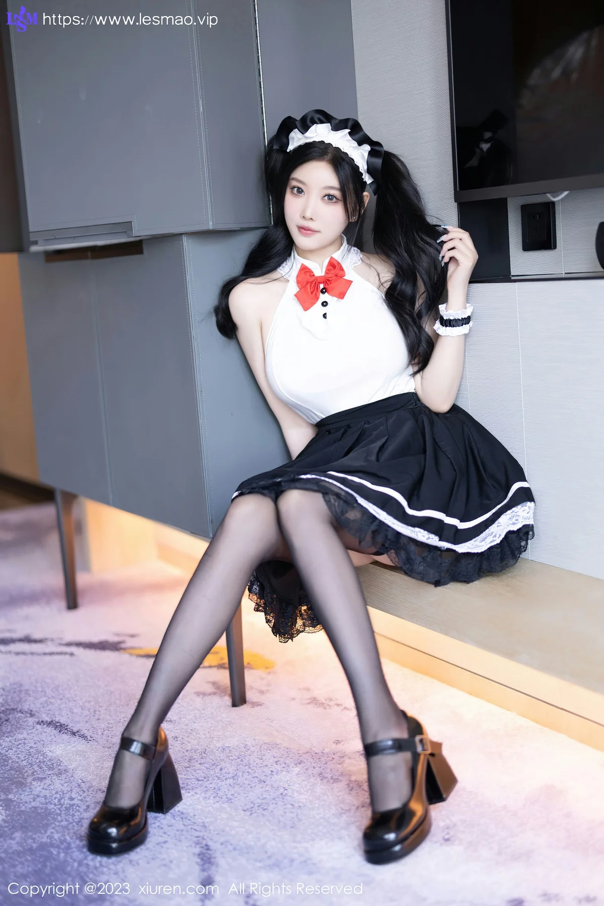 XiuRen 秀人 No.7590  杨晨晨Yome 白色蕾丝内衣性感写真2 - 6