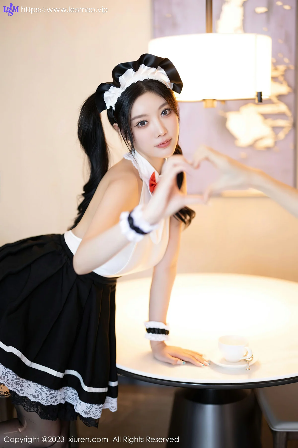 XiuRen 秀人 No.7590  杨晨晨Yome 白色蕾丝内衣性感写真2 - 3
