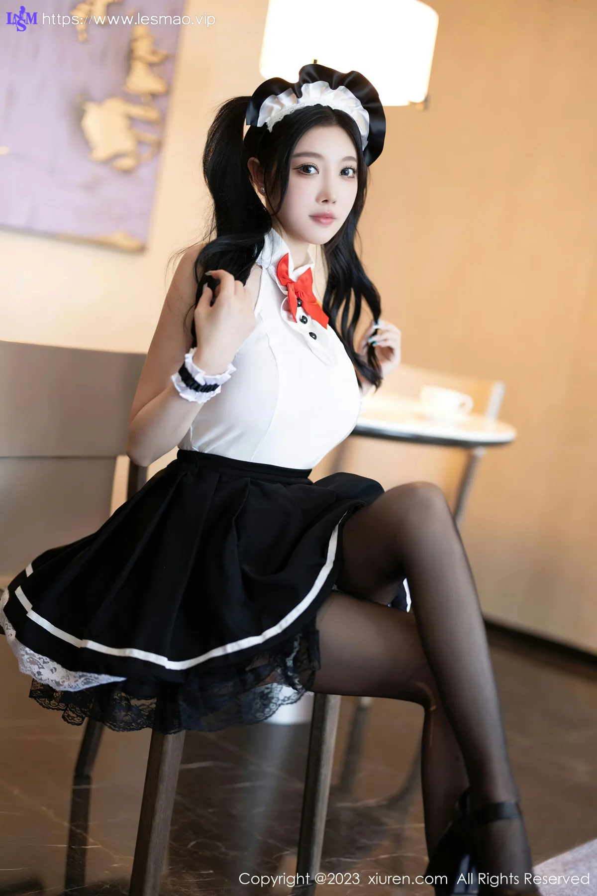XiuRen 秀人 No.7590  杨晨晨Yome 白色蕾丝内衣性感写真2 - 6