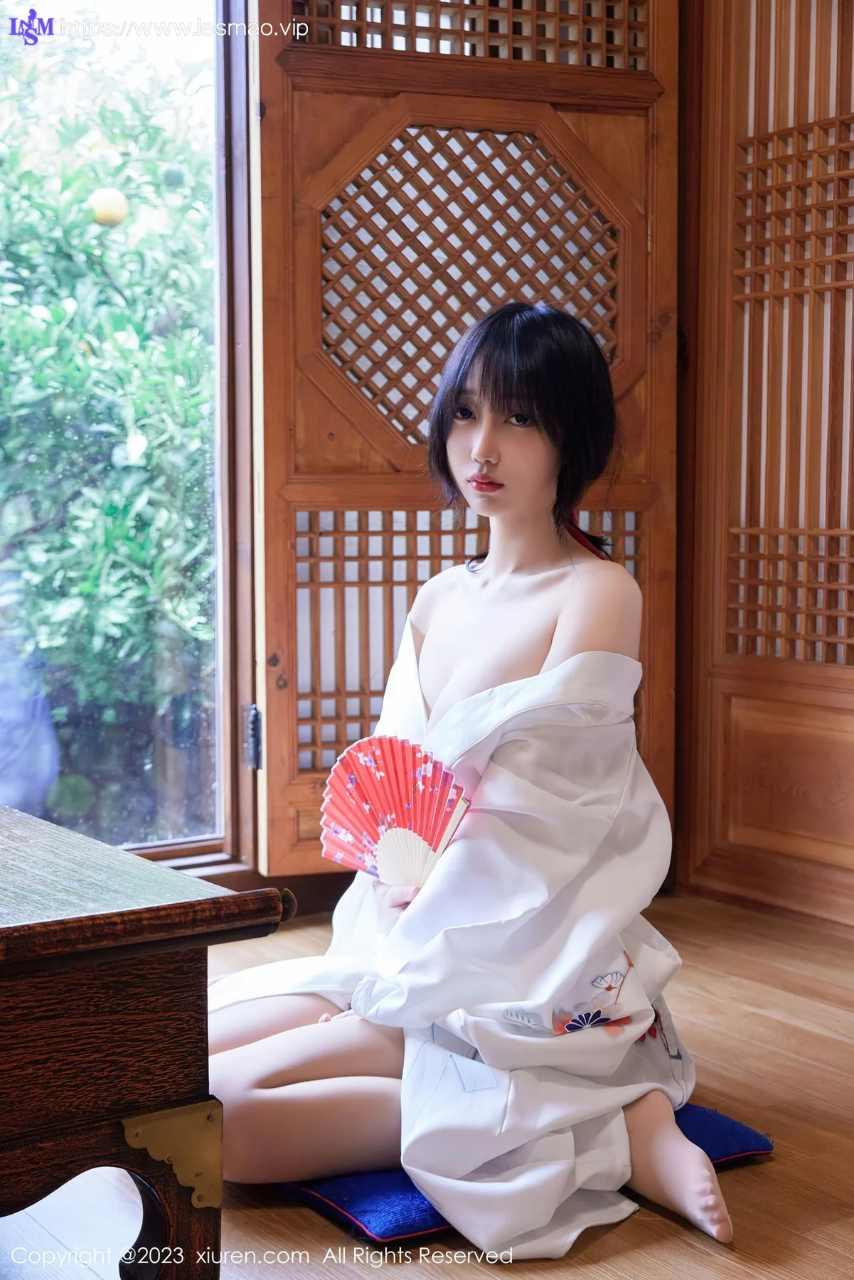 XiuRen 秀人 No.7610  玥儿玥er 白色日式和服济州岛旅拍33 - 1