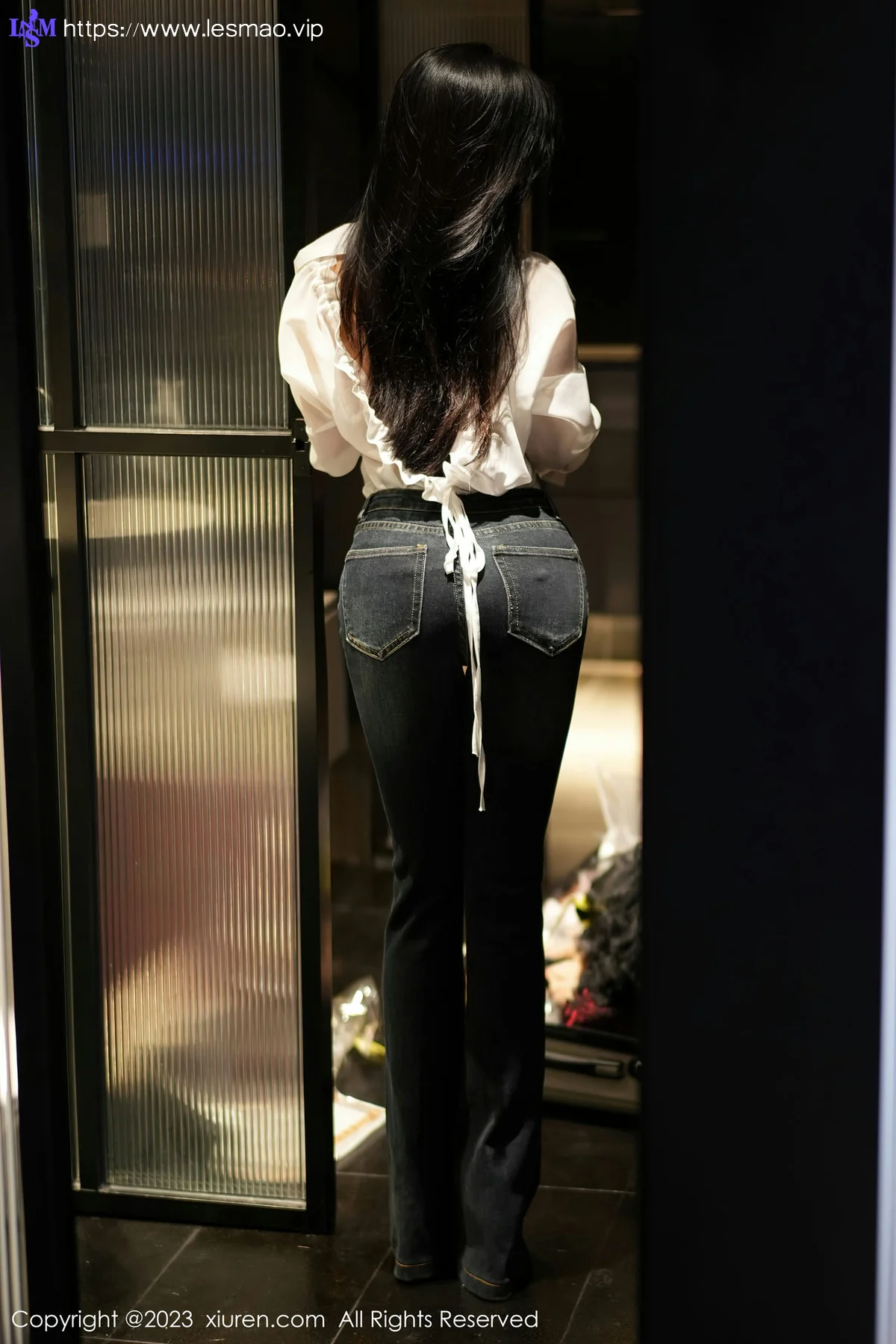 XiuRen 秀人 No.7645  谭小灵 简约牛仔裤性感写真11 - 6