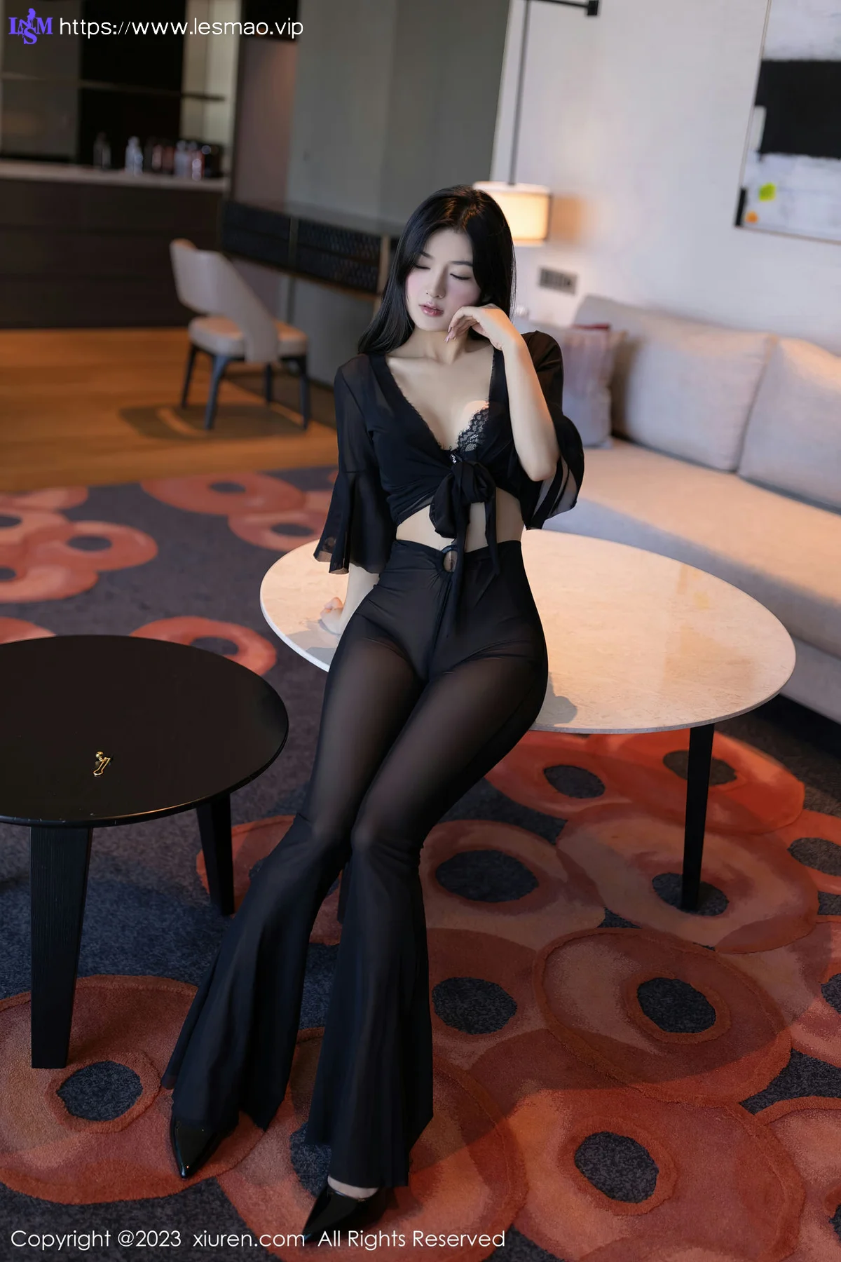XiuRen 秀人 No.7660  谭小灵 蕾丝内衣济州岛旅拍1 - 6