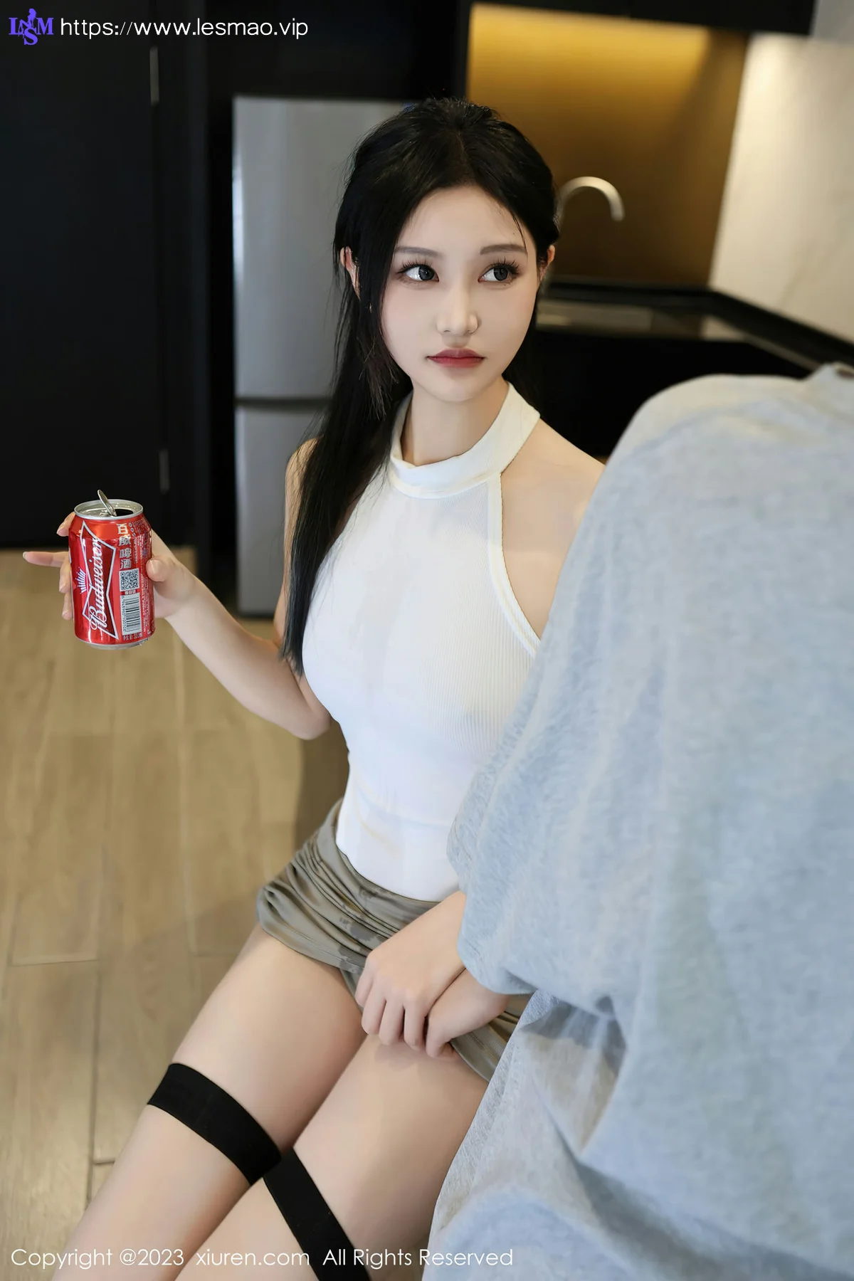 XiuRen 秀人 No.7663  大橘BBKira 首套写真连衣短裙 - 1