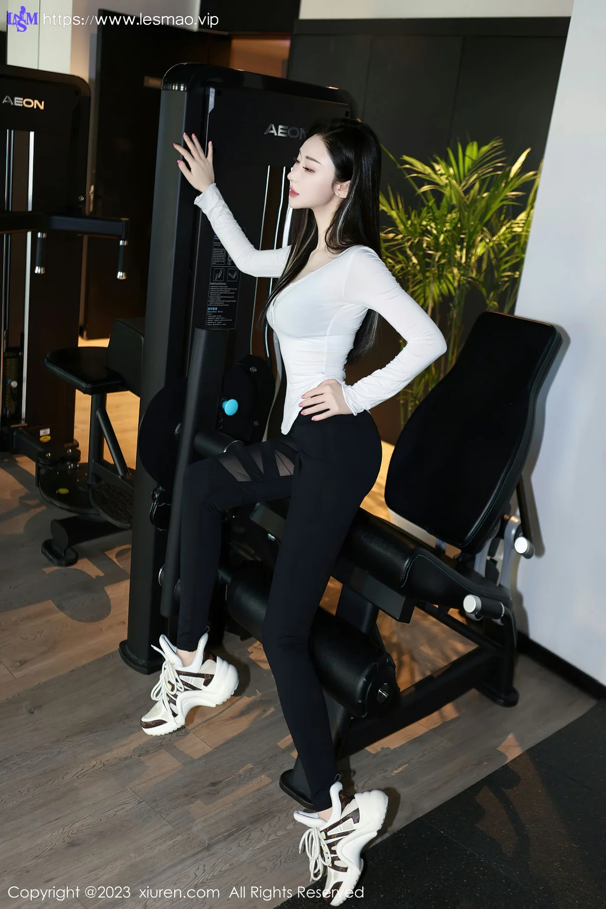 XiuRen 秀人 No.7705  田兮白 黑色比基尼第二套写真 - 9