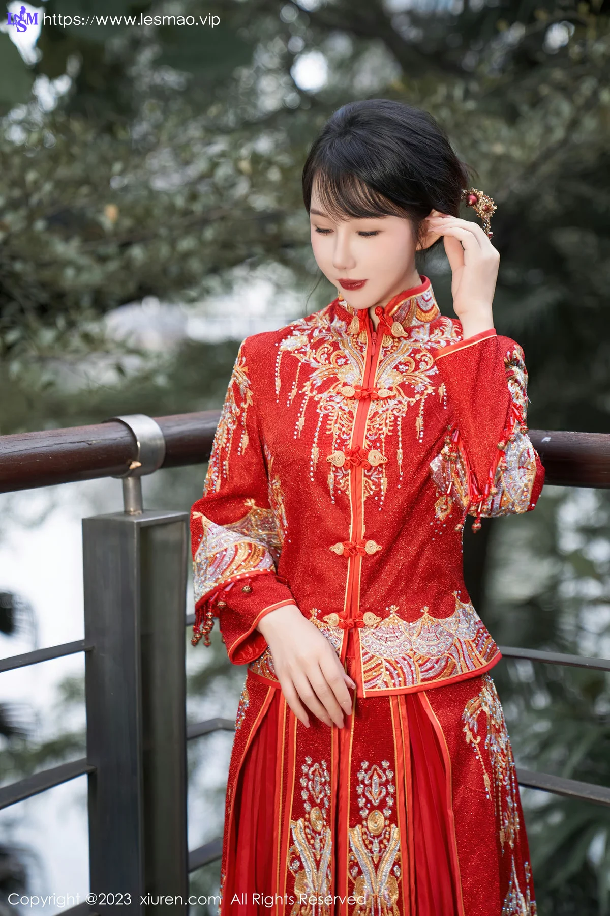 XiuRen 秀人 No.7729  波巧酱 专属新娘性感写真1 - 8