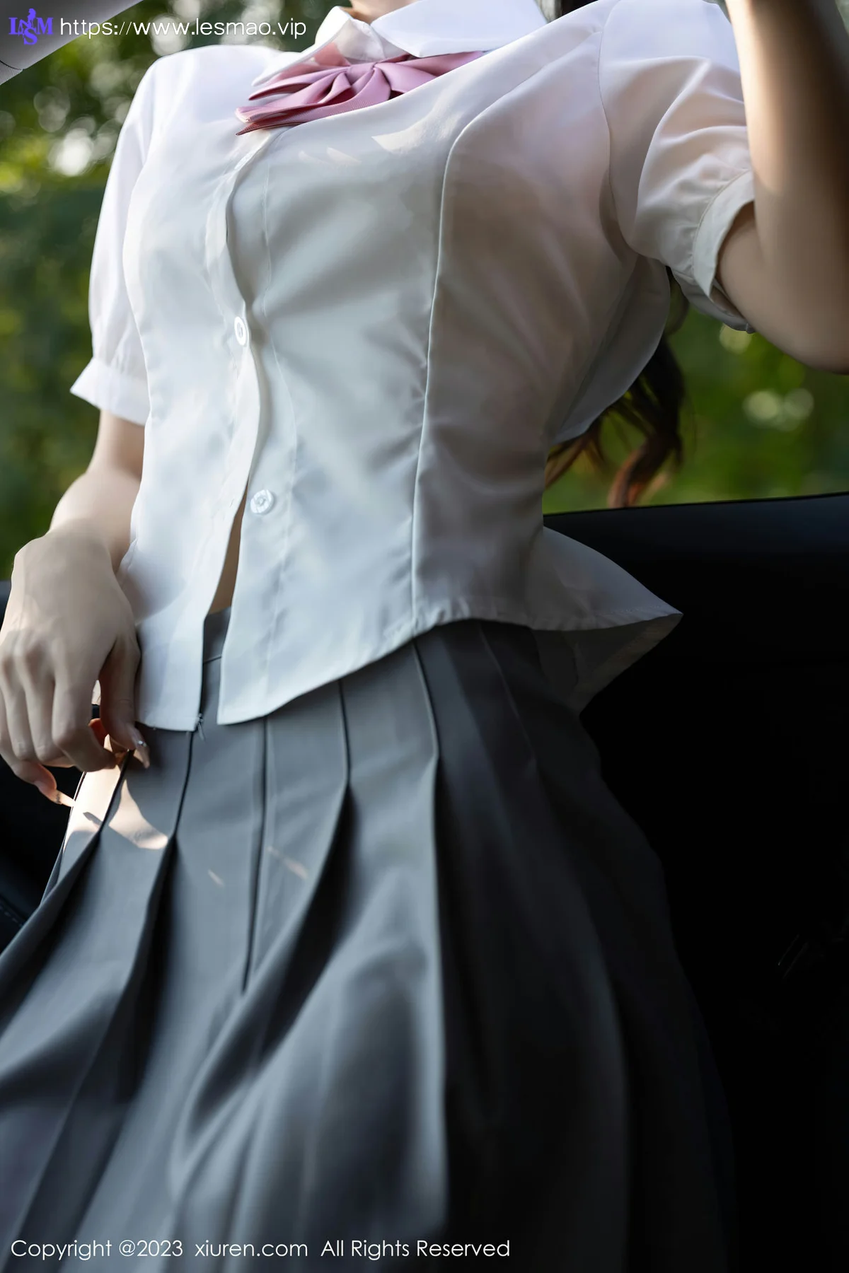 XiuRen 秀人 No.7771  林星阑 灰色短裙性感写真1 - 8