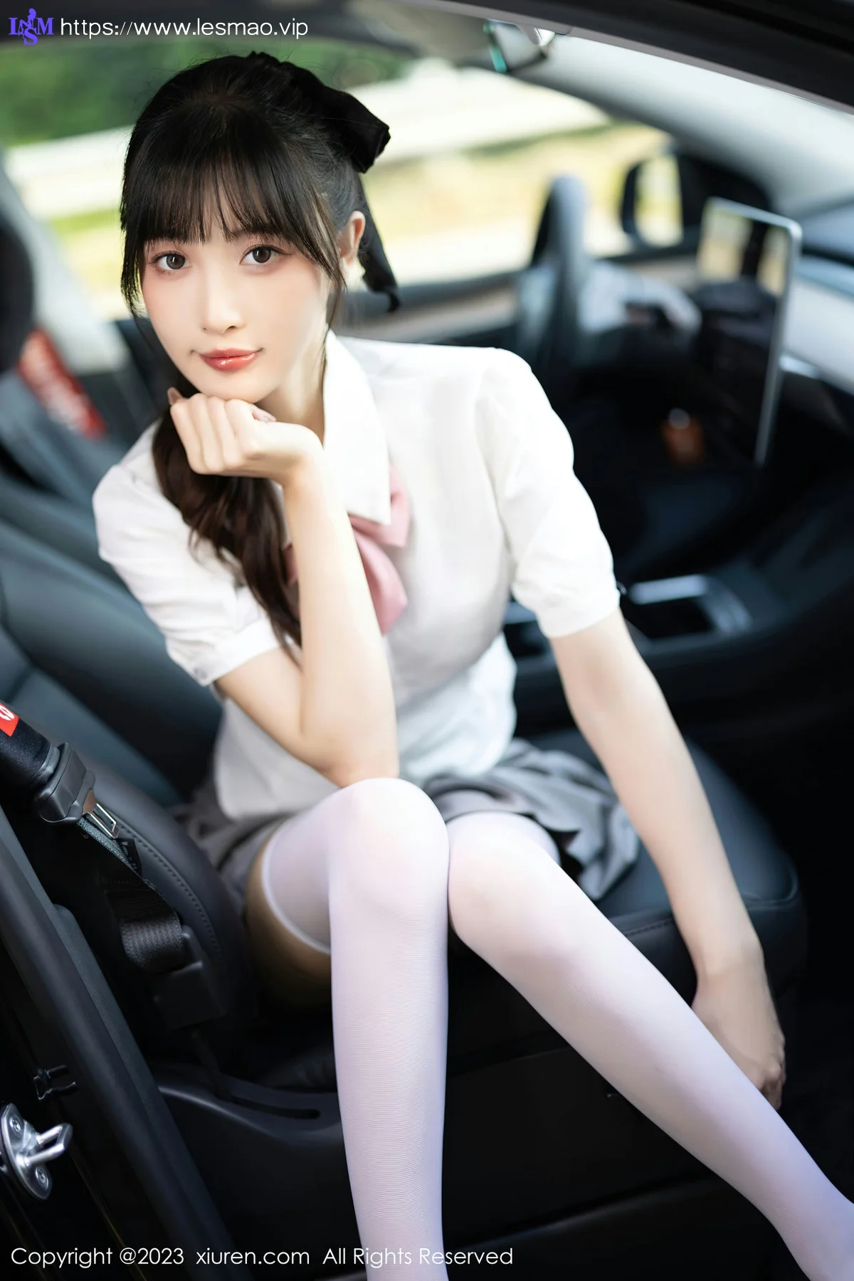 XiuRen 秀人 No.7771  林星阑 灰色短裙性感写真1 - 6