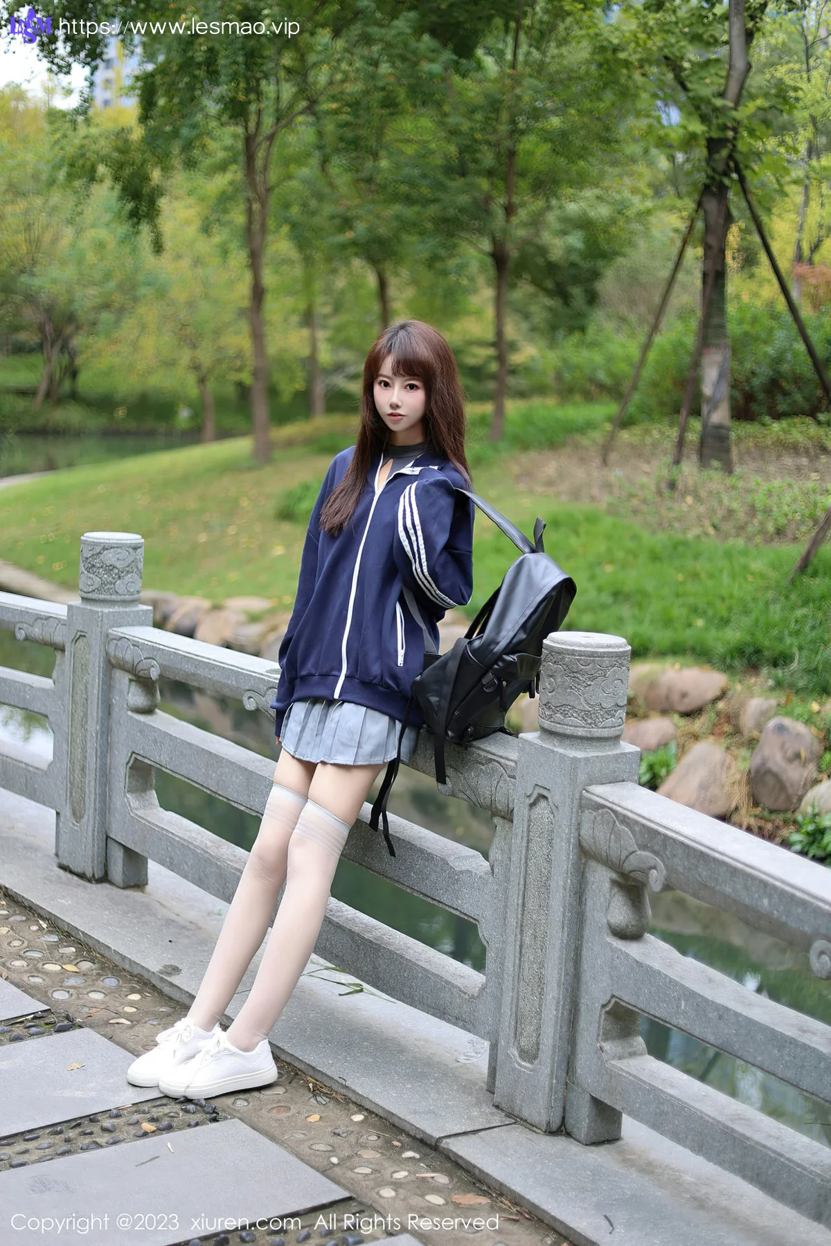 XiuRen 秀人 No.7784  韩系学妹 蓝色休息服性感写真1 - 1