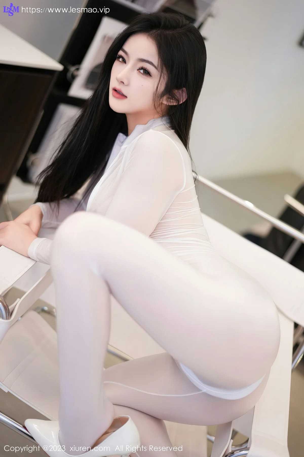 XiuRen 秀人 No.7785  谭小灵 白色轻透连体衣性感写真22 - 4