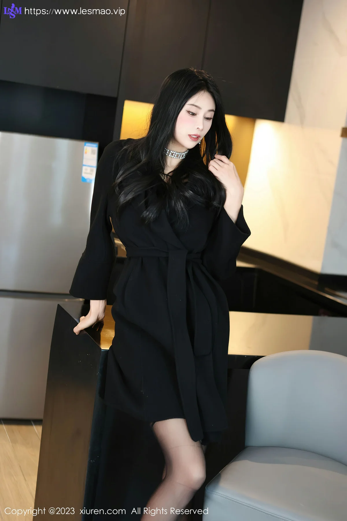 XiuRen 秀人 No.7797  草莓mm 魅惑黑丝性感写真 - 5