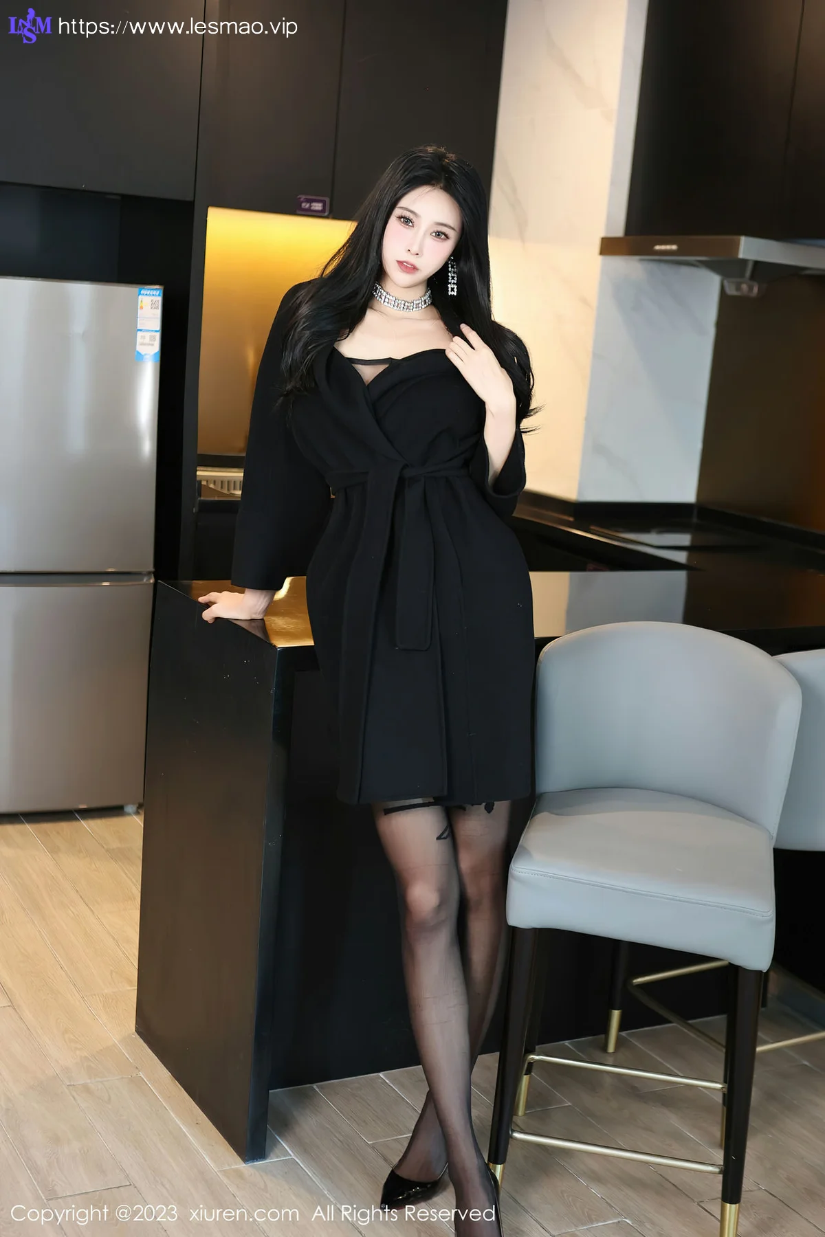 XiuRen 秀人 No.7797  草莓mm 魅惑黑丝性感写真 - 6
