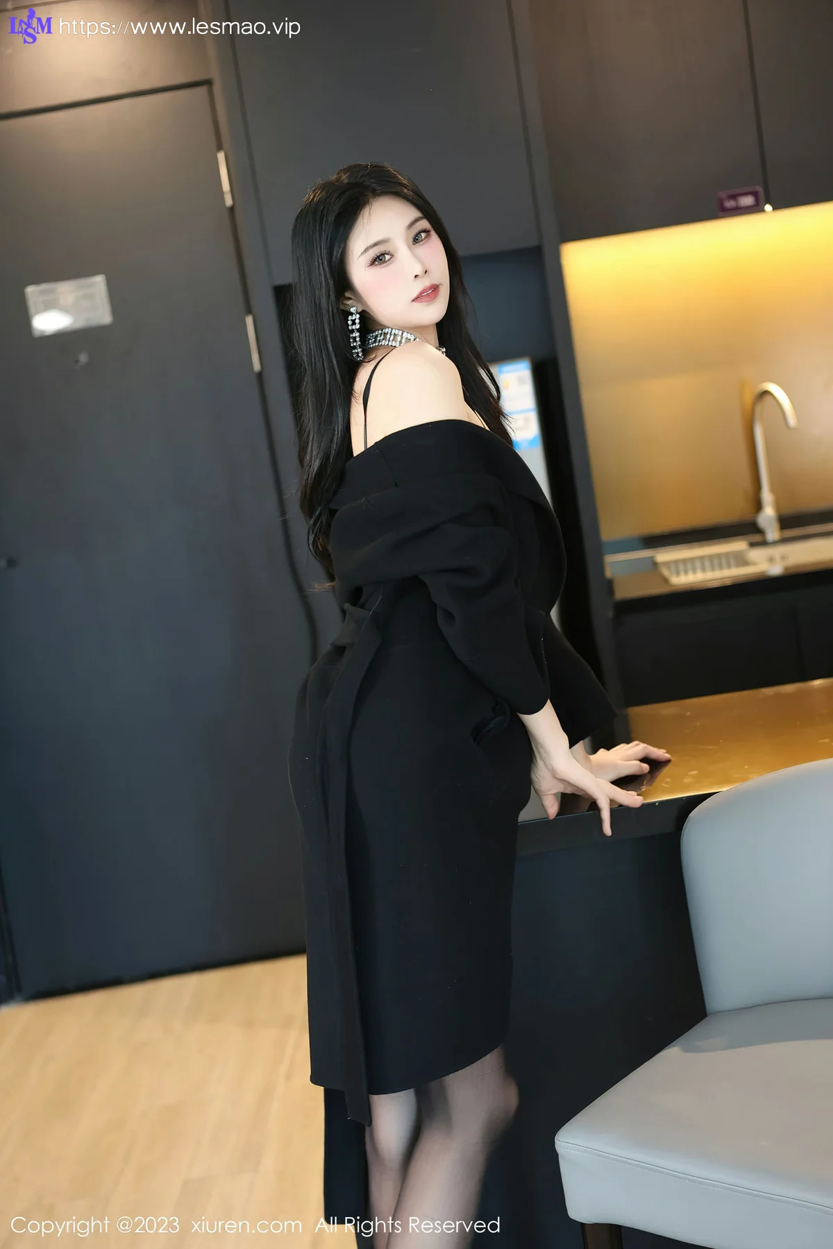 XiuRen 秀人 No.7797  草莓mm 魅惑黑丝性感写真 - 9