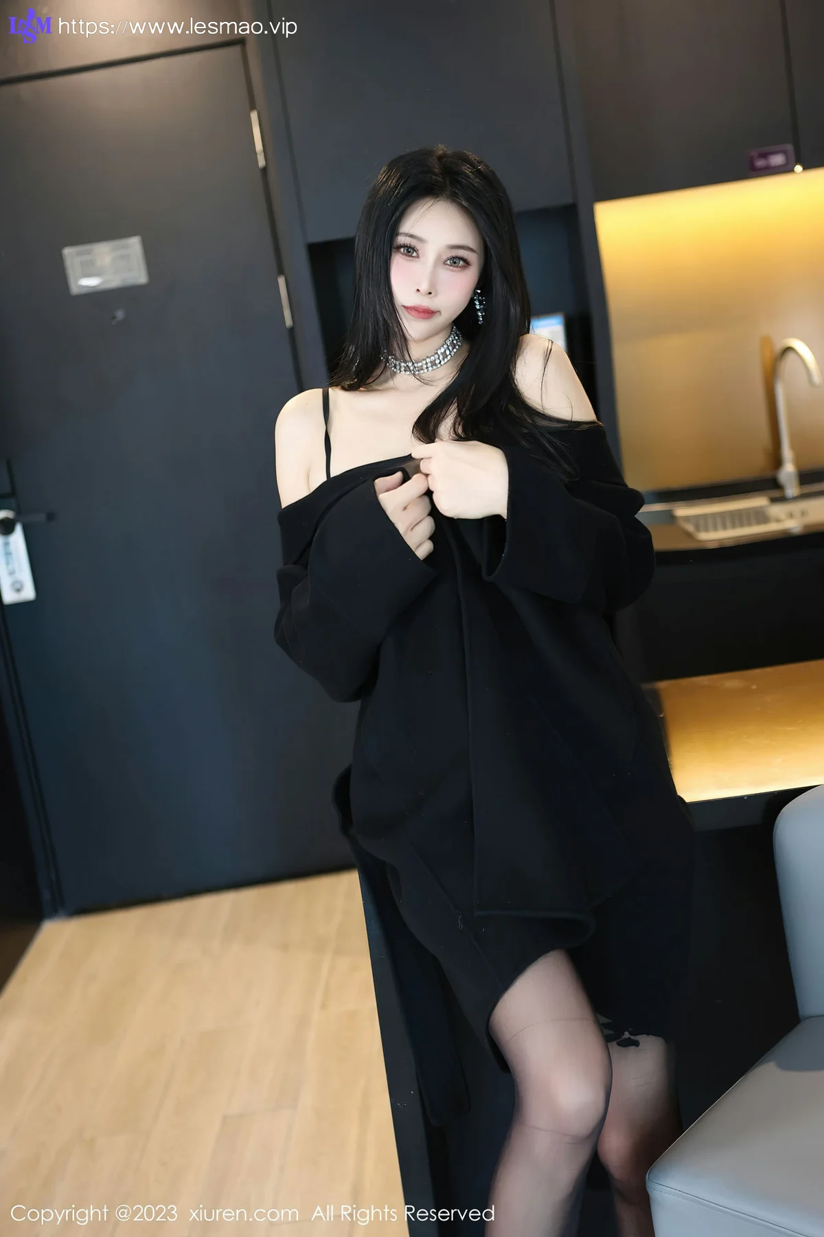 XiuRen 秀人 No.7797  草莓mm 魅惑黑丝性感写真 - 10