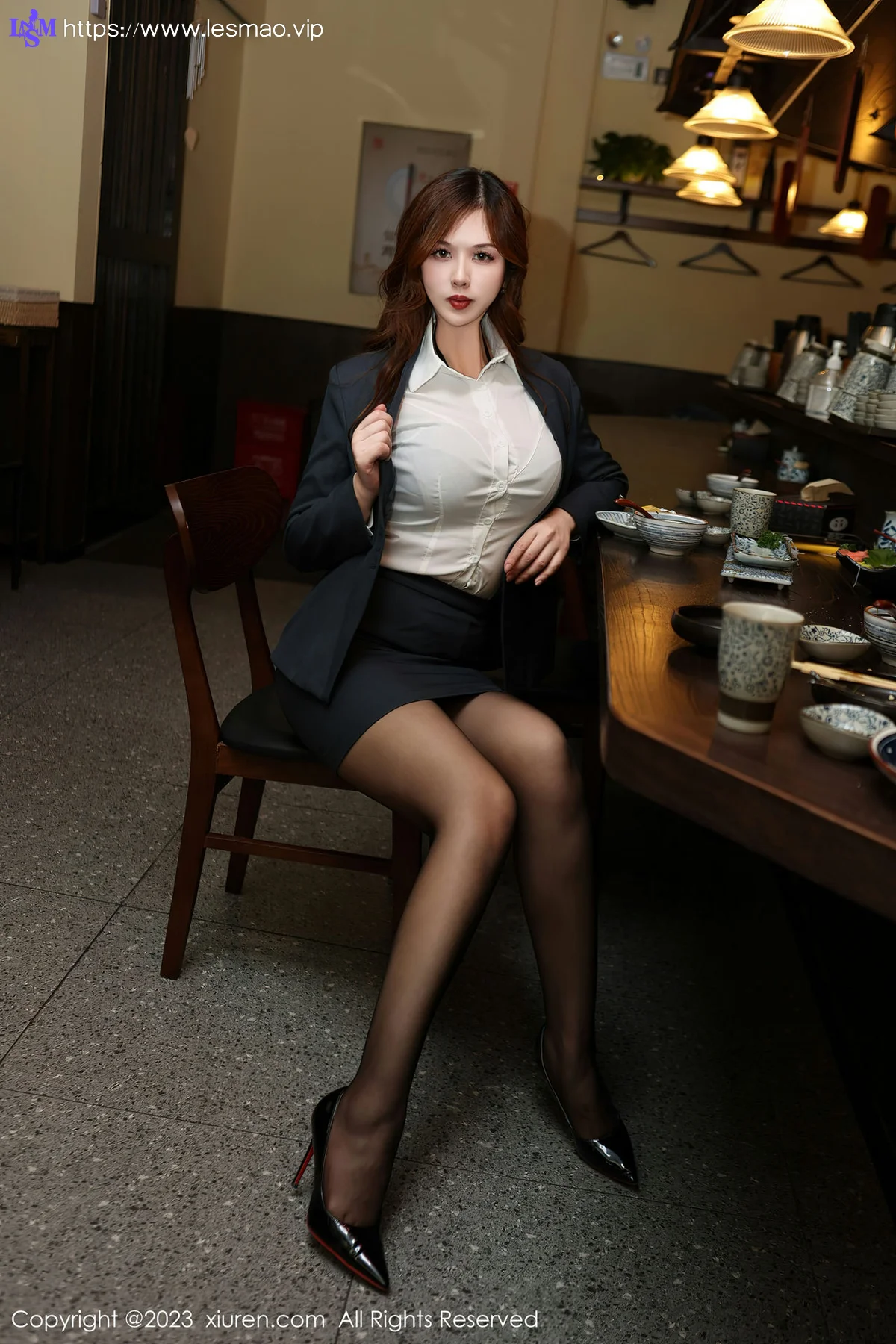 XiuRen 秀人 No.7801  月野兔美妞 OL职业装性感写真3 - 2