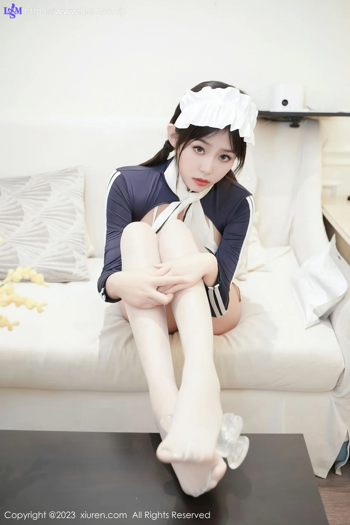 XiuRen 秀人 No.7840  董林越 蓝色女仆情趣第二套写真33 - 9