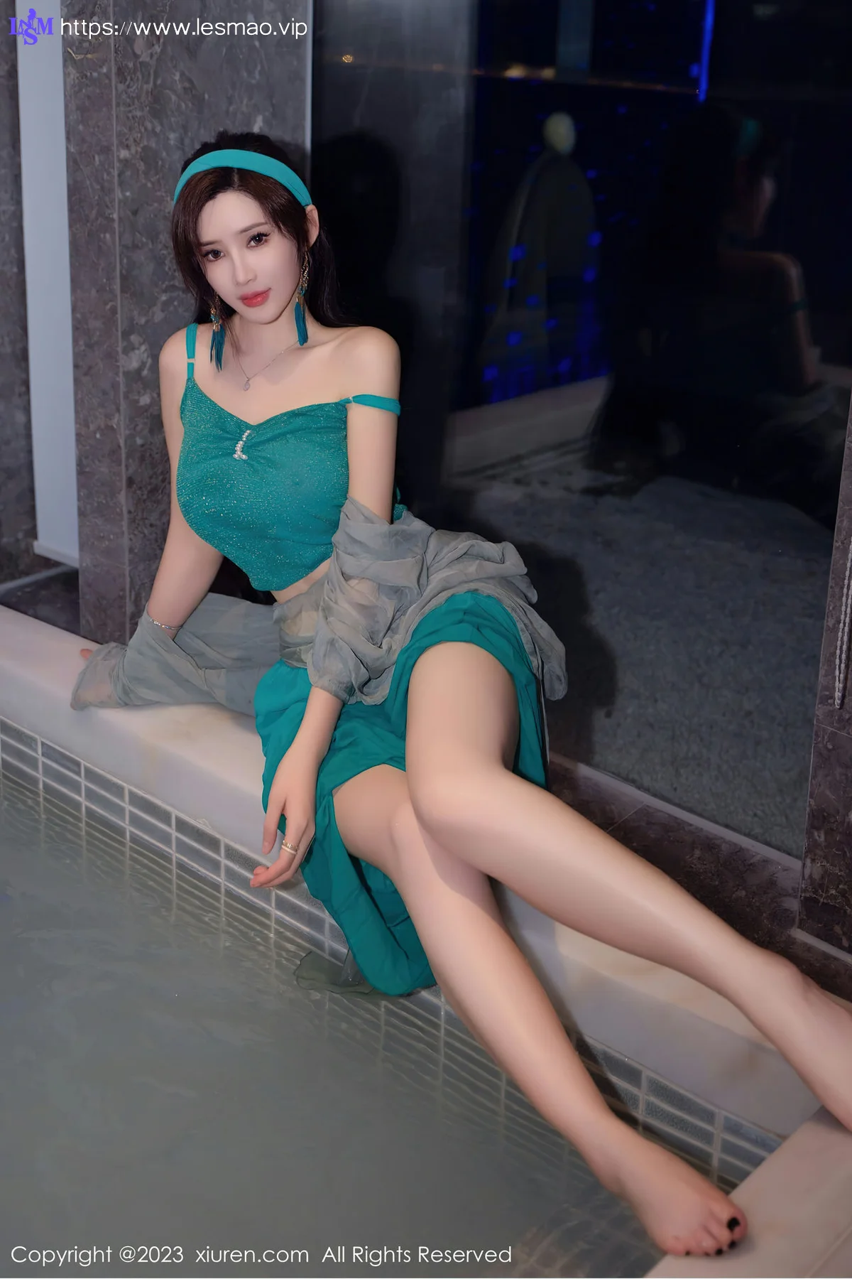 XiuRen 秀人 No.7886  Carol周妍希 温泉主题拍摄性感写真 - 8