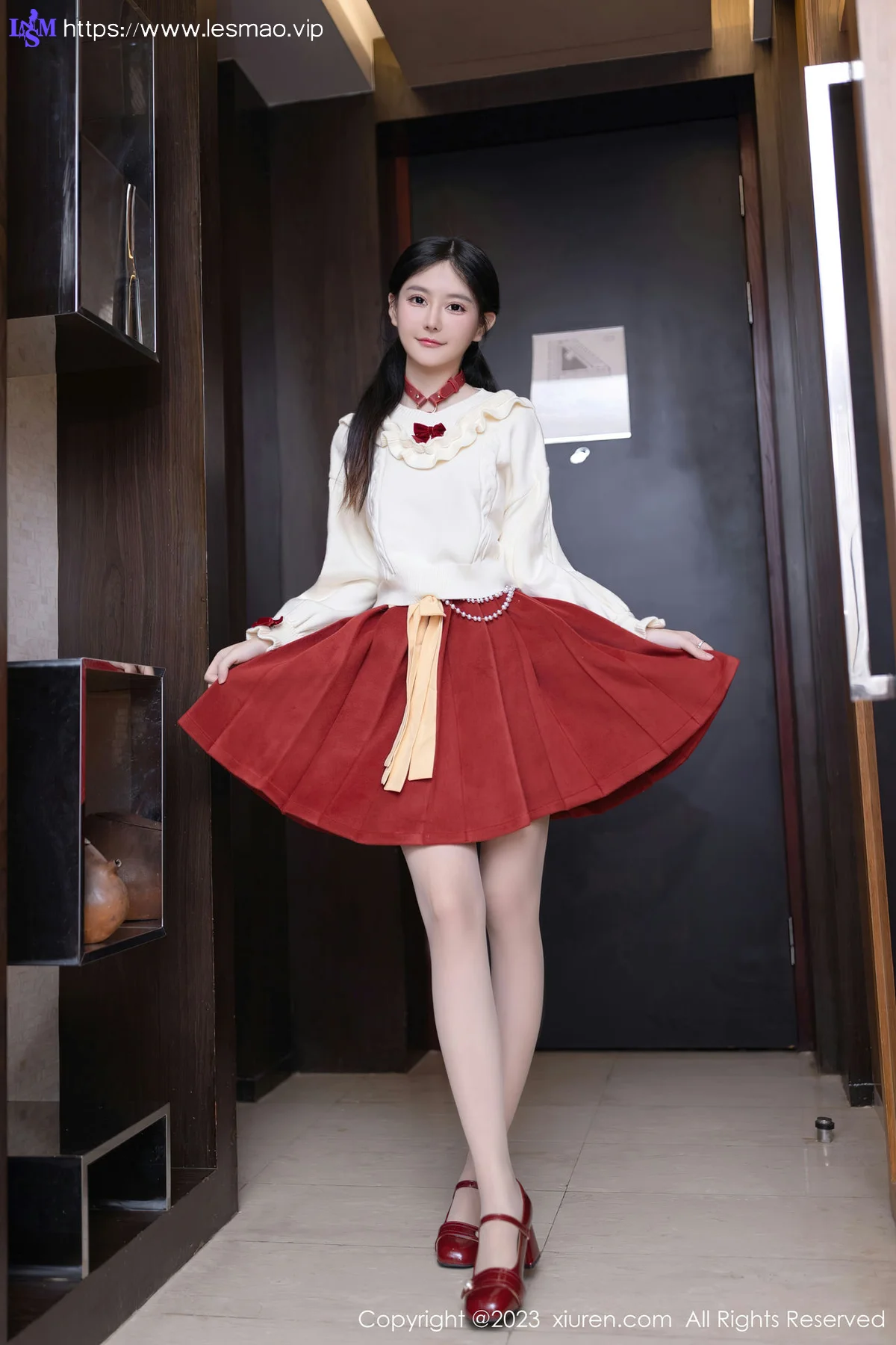 XiuRen 秀人 No.7890  幼幼 红色情趣性感写真11 - 1