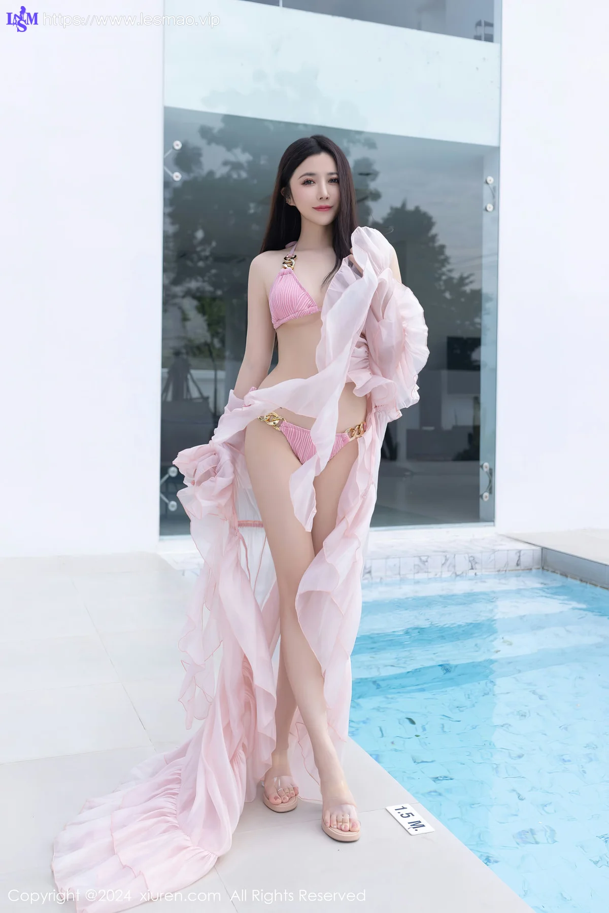 XiuRen 秀人 No.7920  鱼子酱Fish 粉色比基尼泰国旅拍写真11 - 8