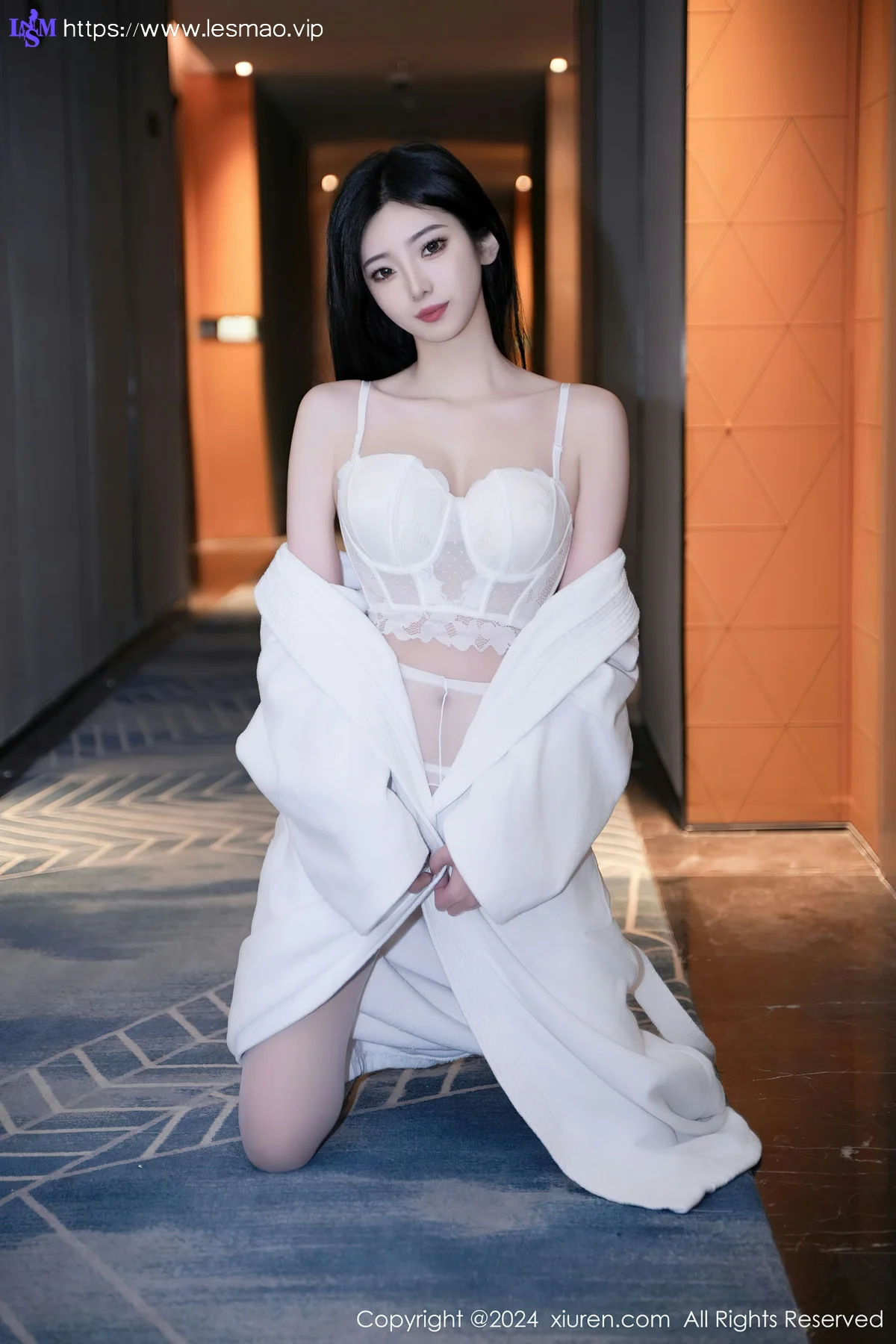 XiuRen 秀人 No.7960  安琪Yee 白色睡袍性感写真3 - 6