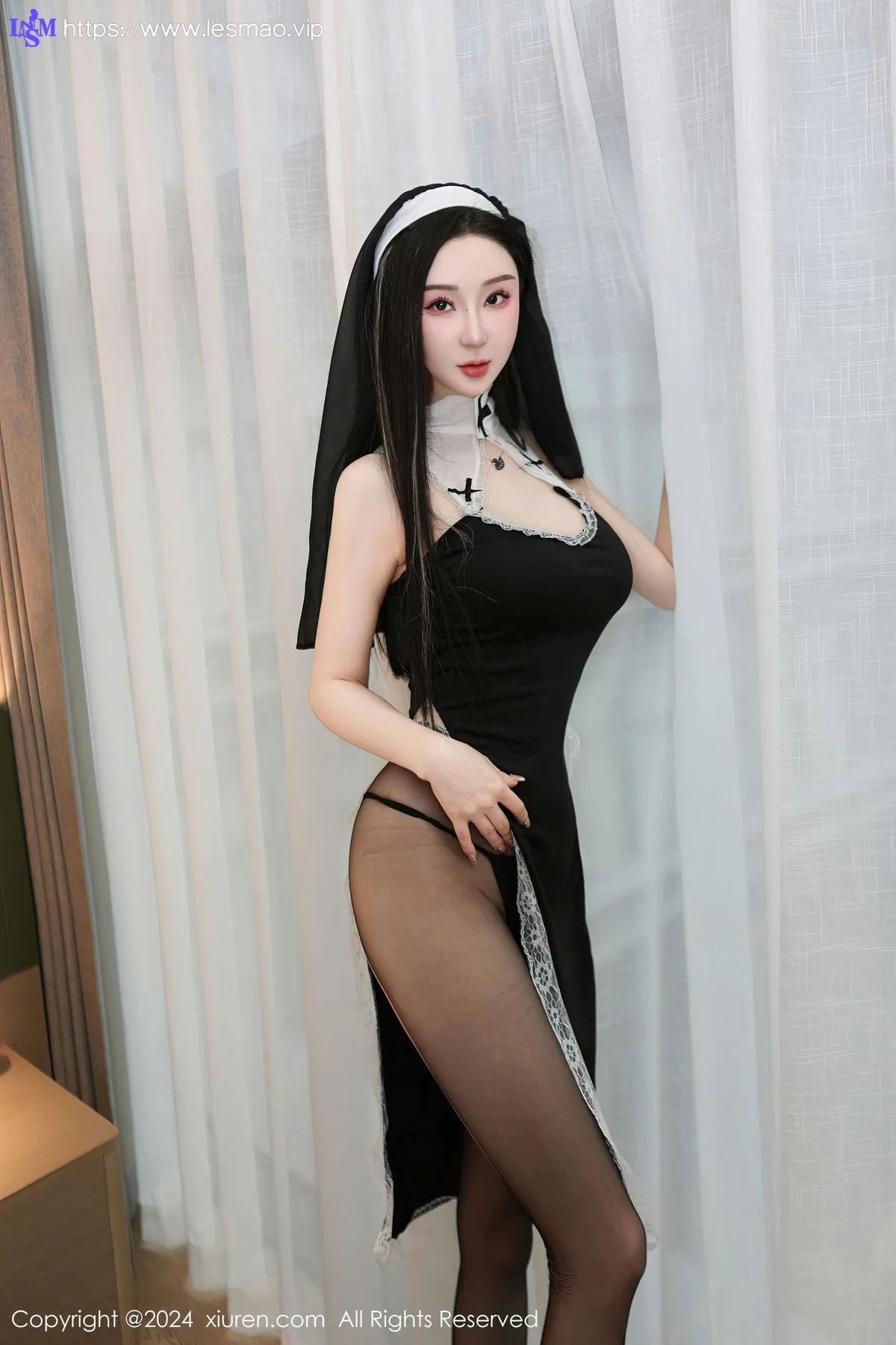 XiuRen 秀人 No.7967  田兮白 情趣旗袍性感写真 - 2