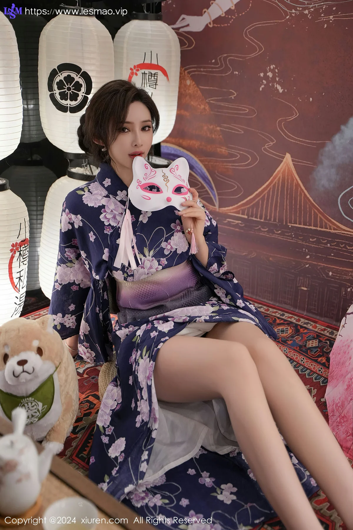 XiuRen 秀人 No.7975  Carol周妍希 深蓝色浴袍三亚旅拍3 - 4