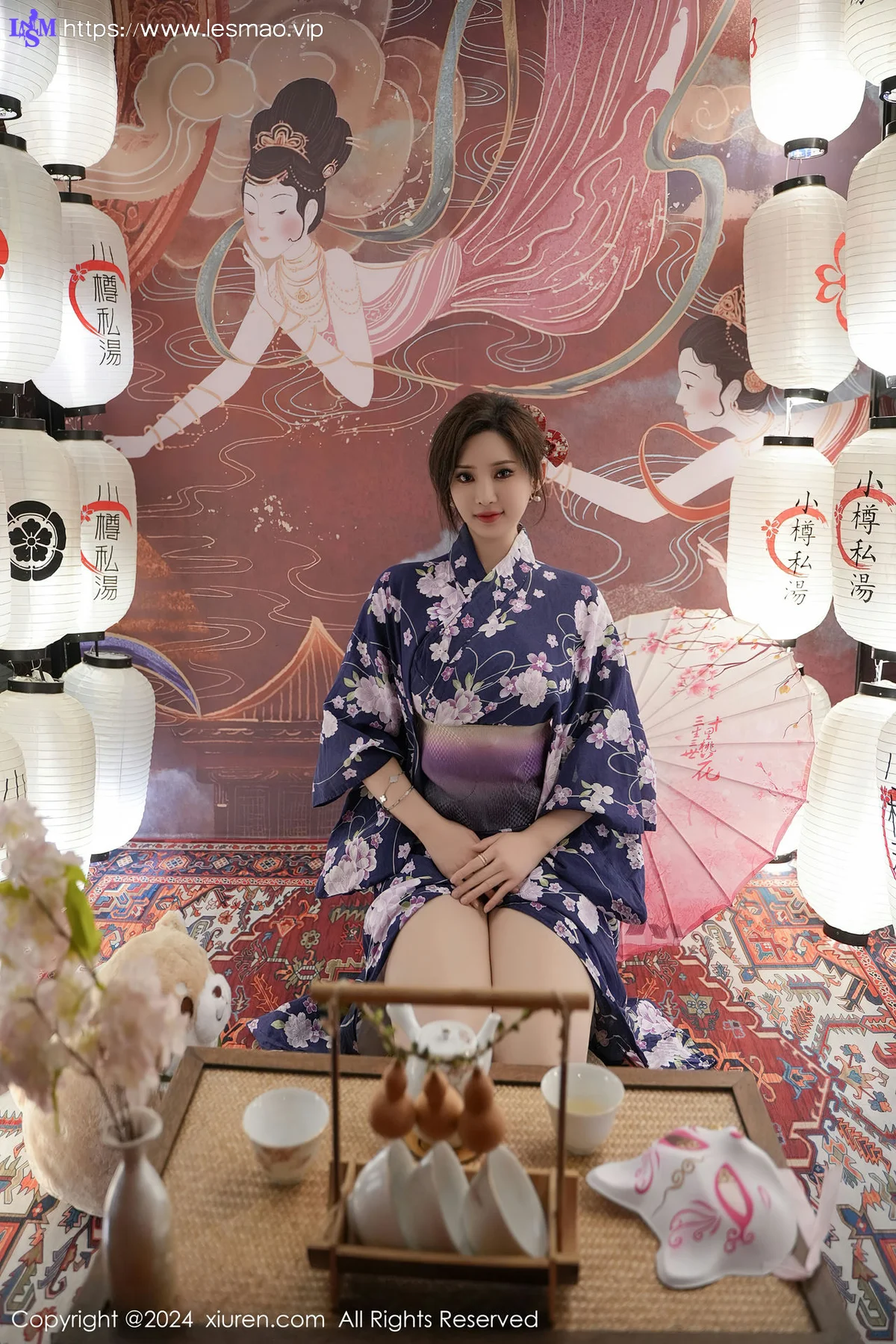 XiuRen 秀人 No.7975  Carol周妍希 深蓝色浴袍三亚旅拍3 - 9